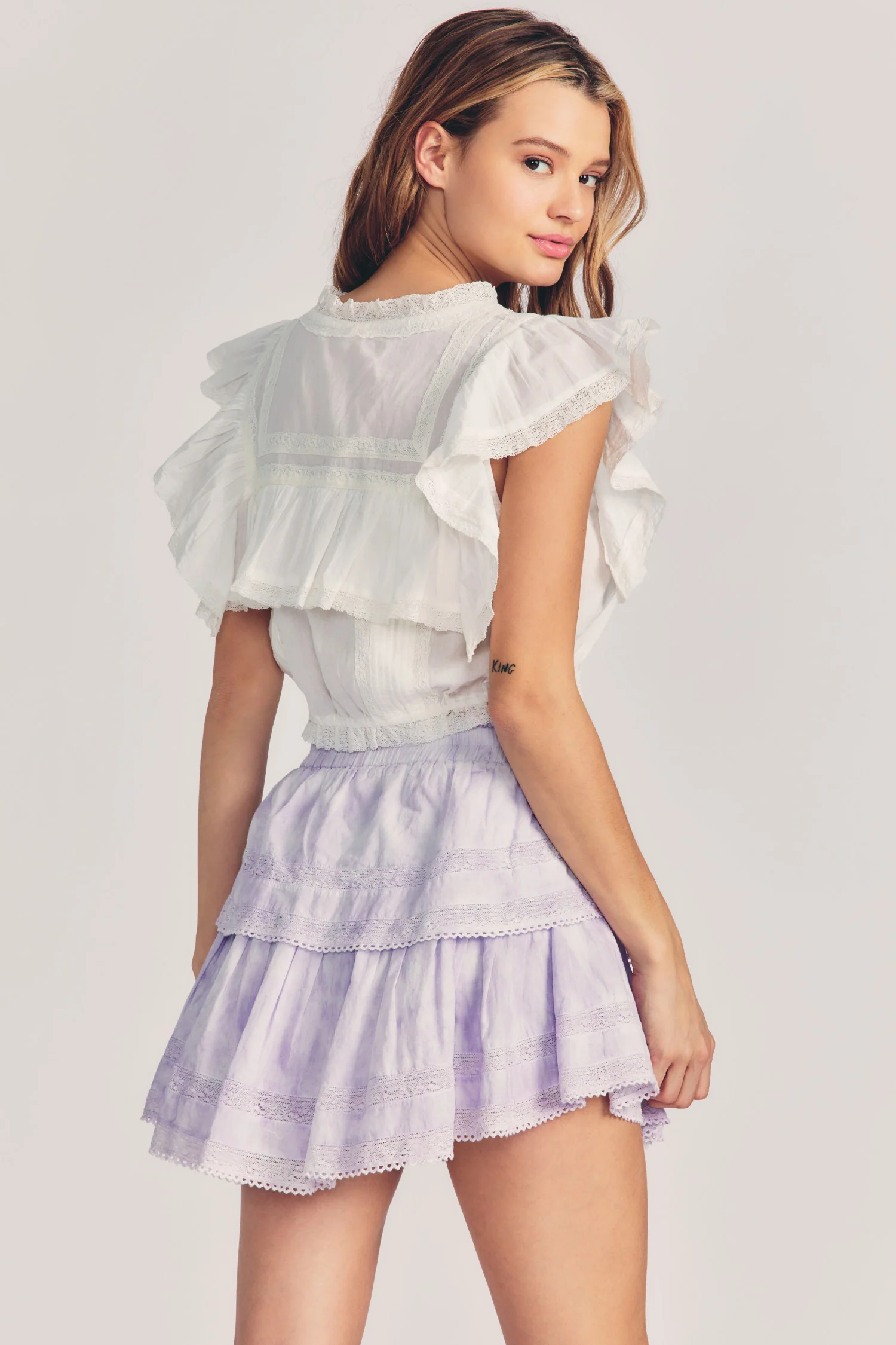 Ruffle Mini Heritage Skirt - Image 17