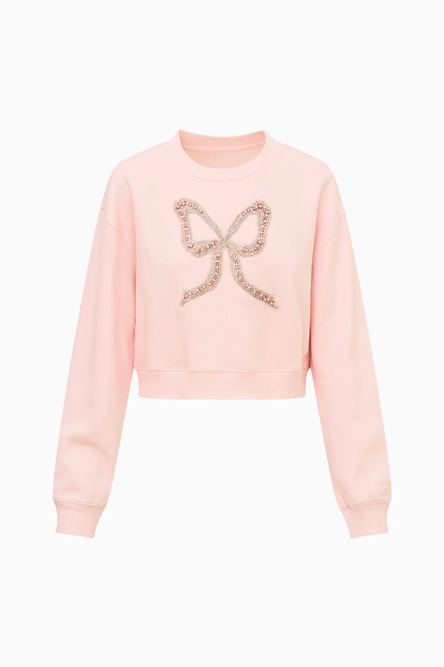 Rylan Embellished Bow Fleece Pullover - Image 5