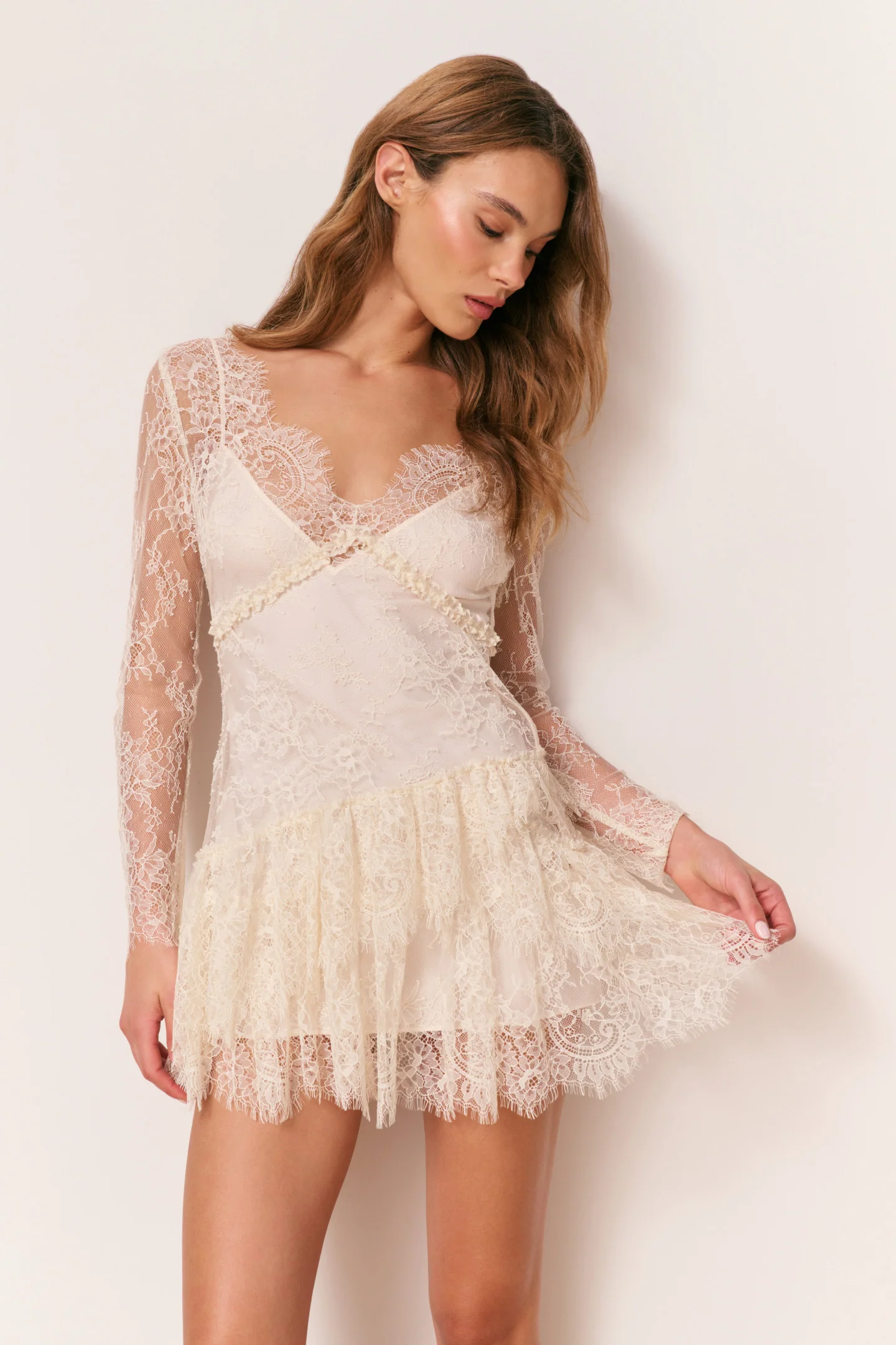 Seelie Lace Mini Dress - Image 3