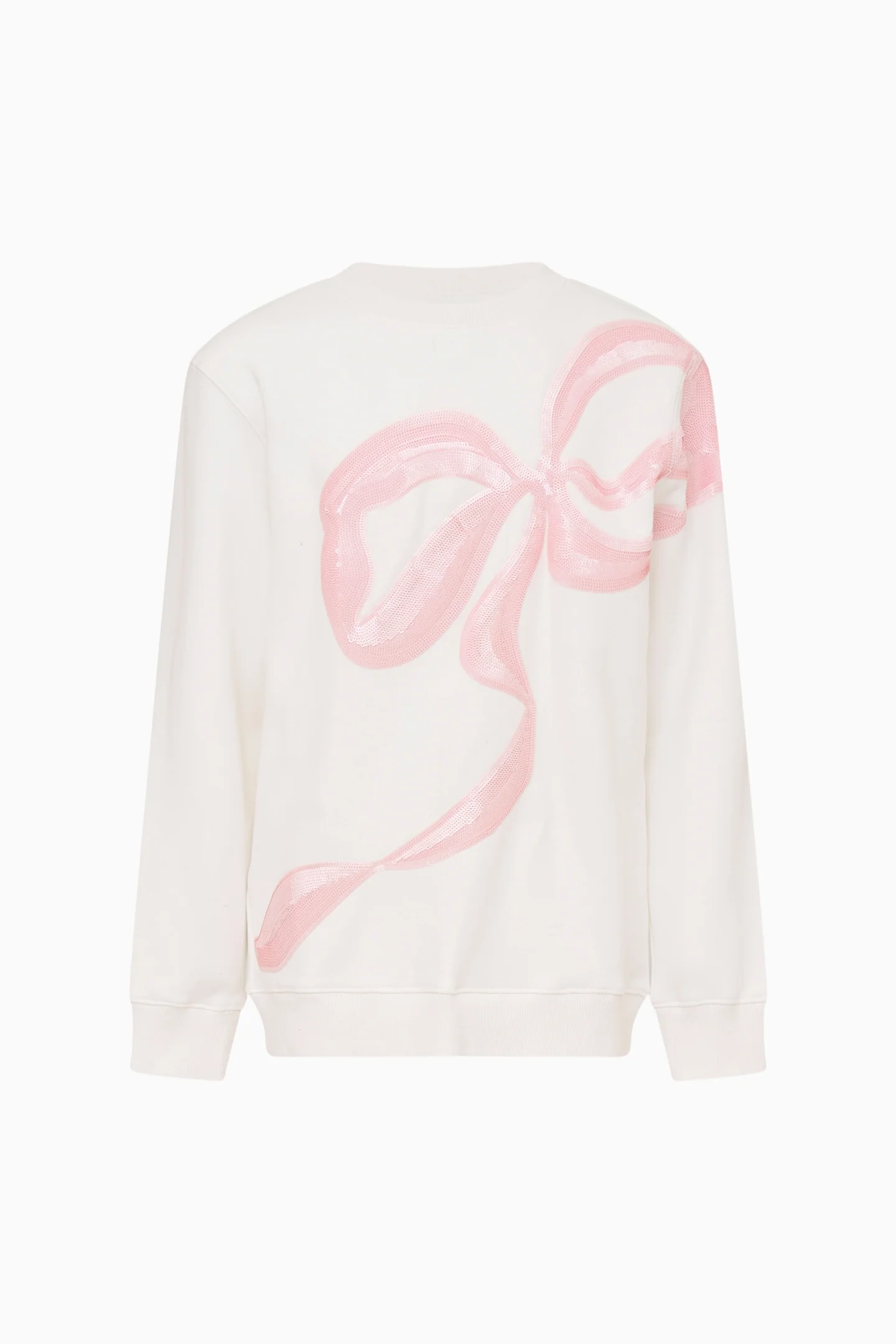 Little Girls Serafina Sequin Bow Sweatshirt - Image 2