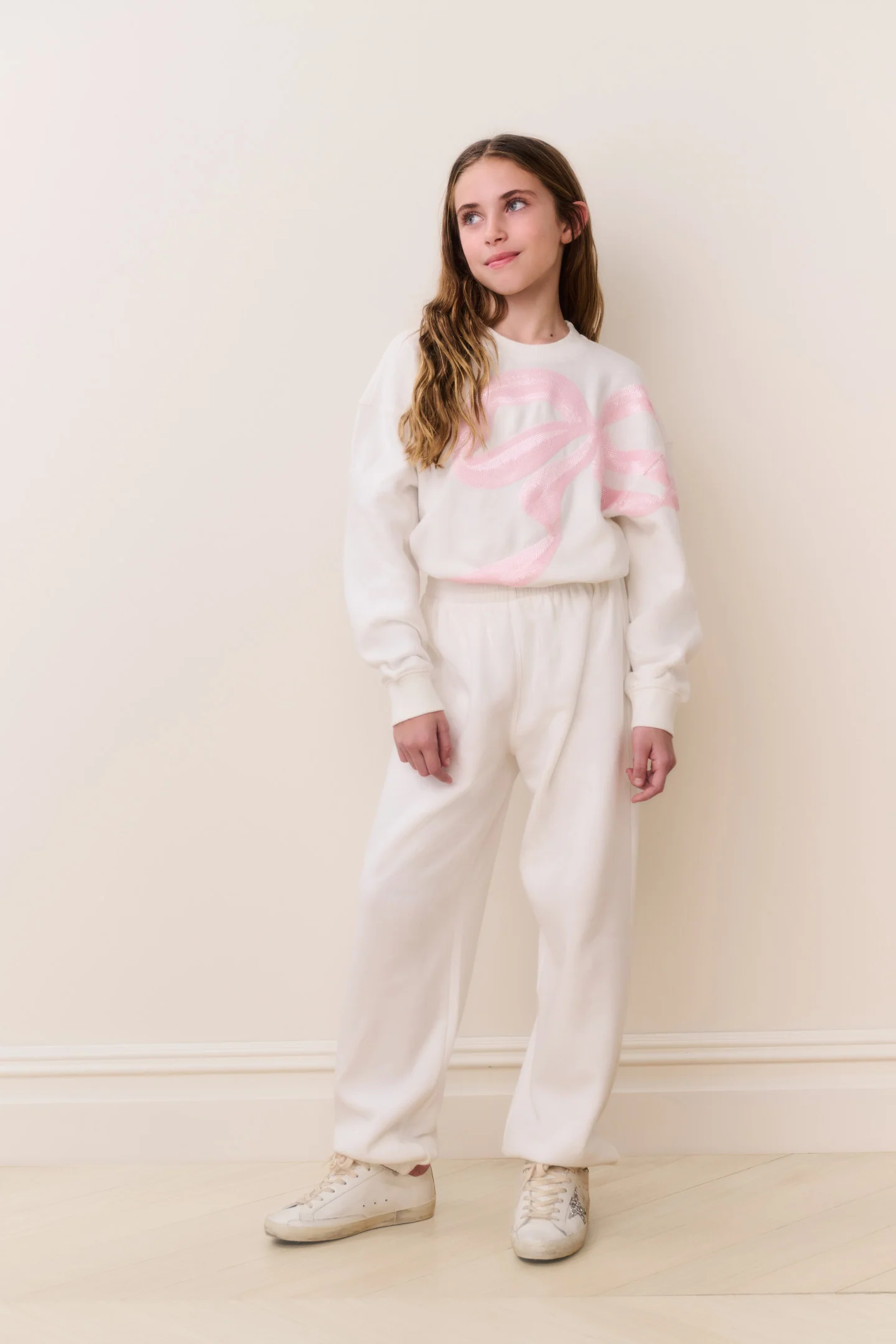 Tween Serafina Sequin Bow Sweatshirt - Image 2
