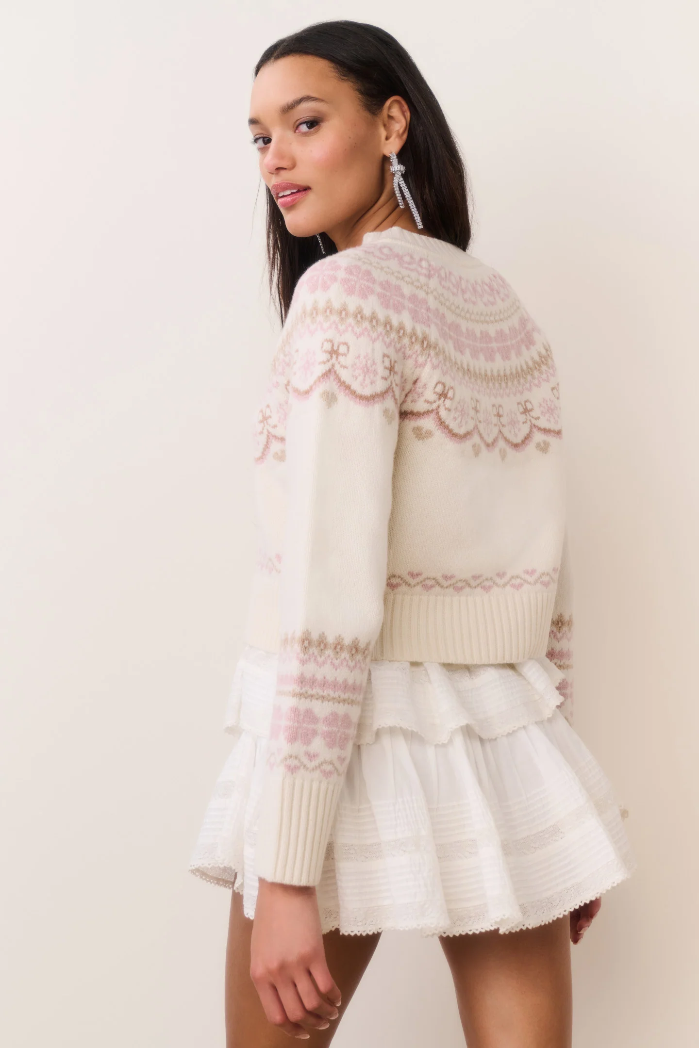 Shantae Wool Fair Isle Cardigan - Image 4
