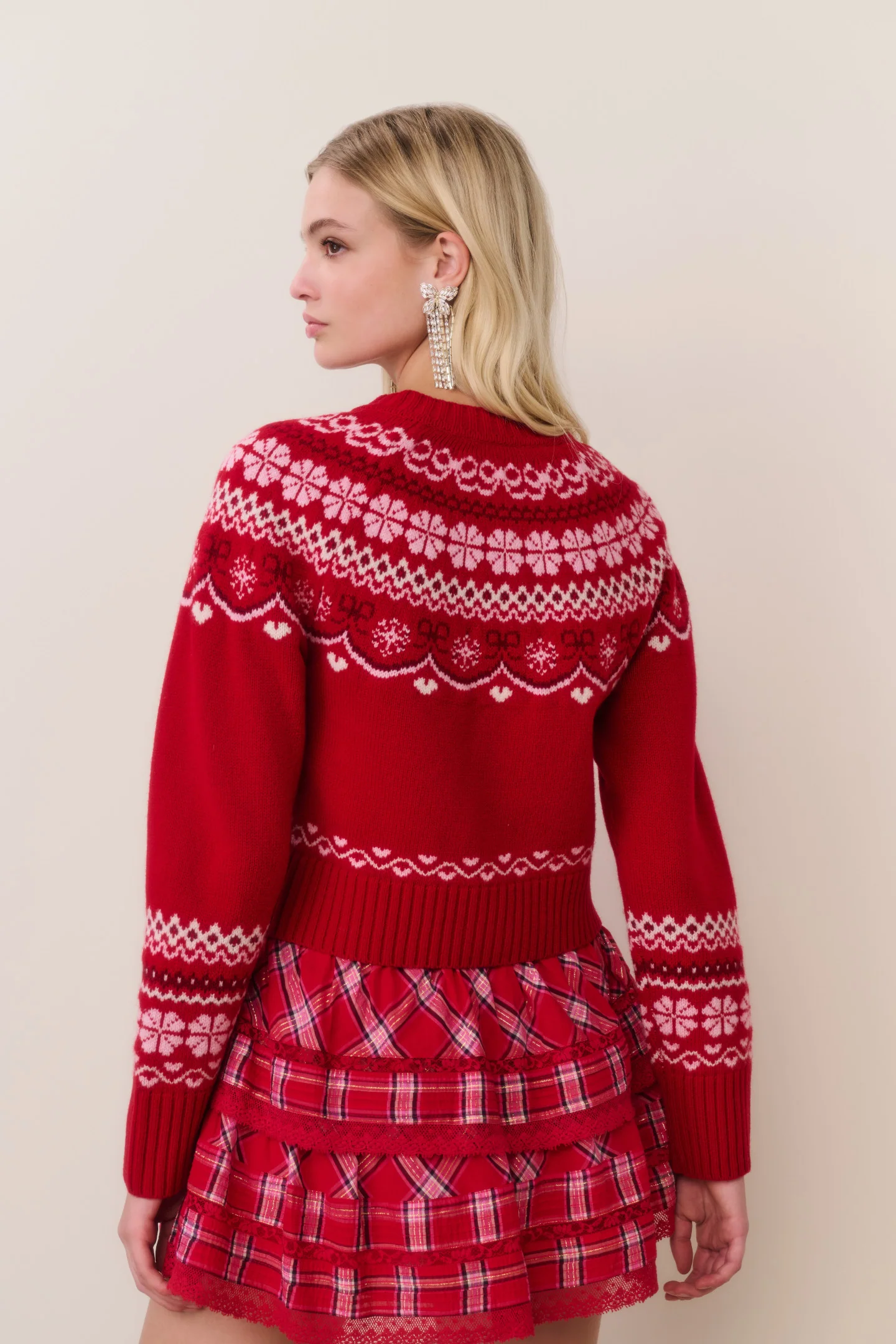 Shantae Wool Fair Isle Cardigan - Image 9