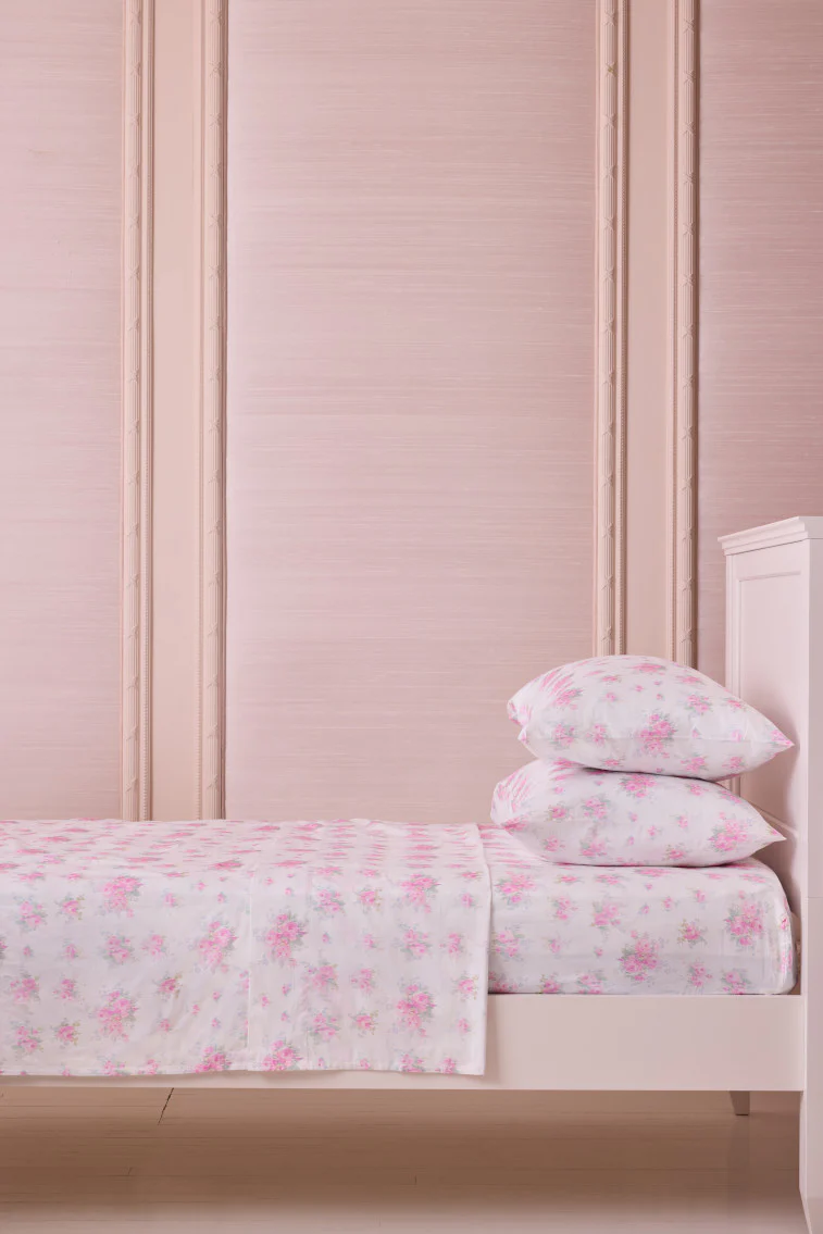 Floral Cotton Sateen Sheet Set - Image 5