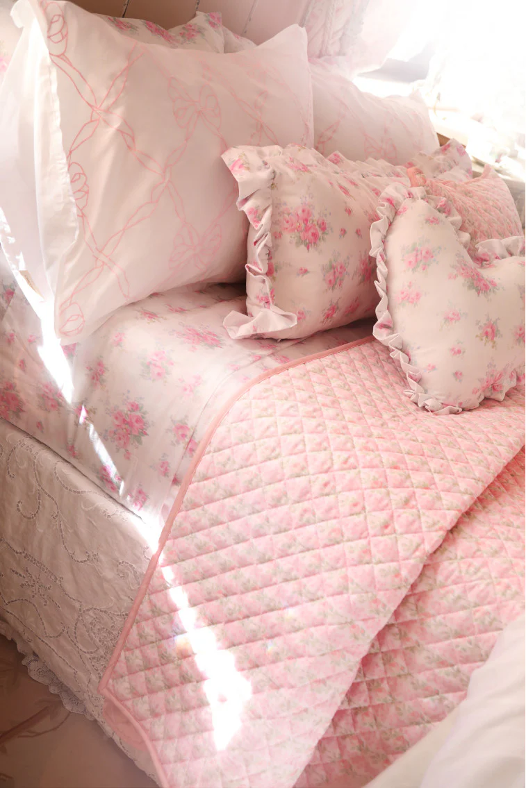 Floral Cotton Sateen Sheet Set - Image 7
