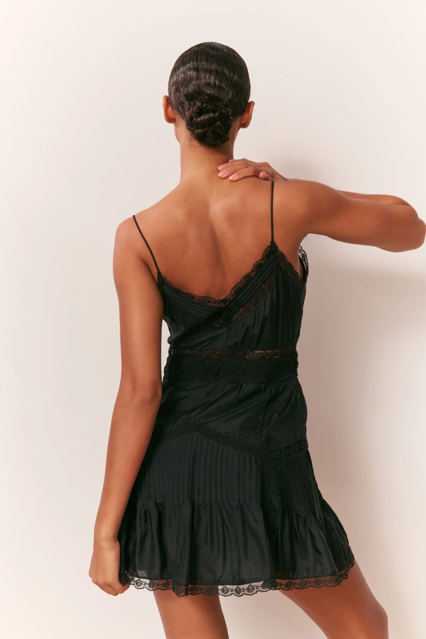 Sibelle Silk Ribbon Mini Dress - Image 4