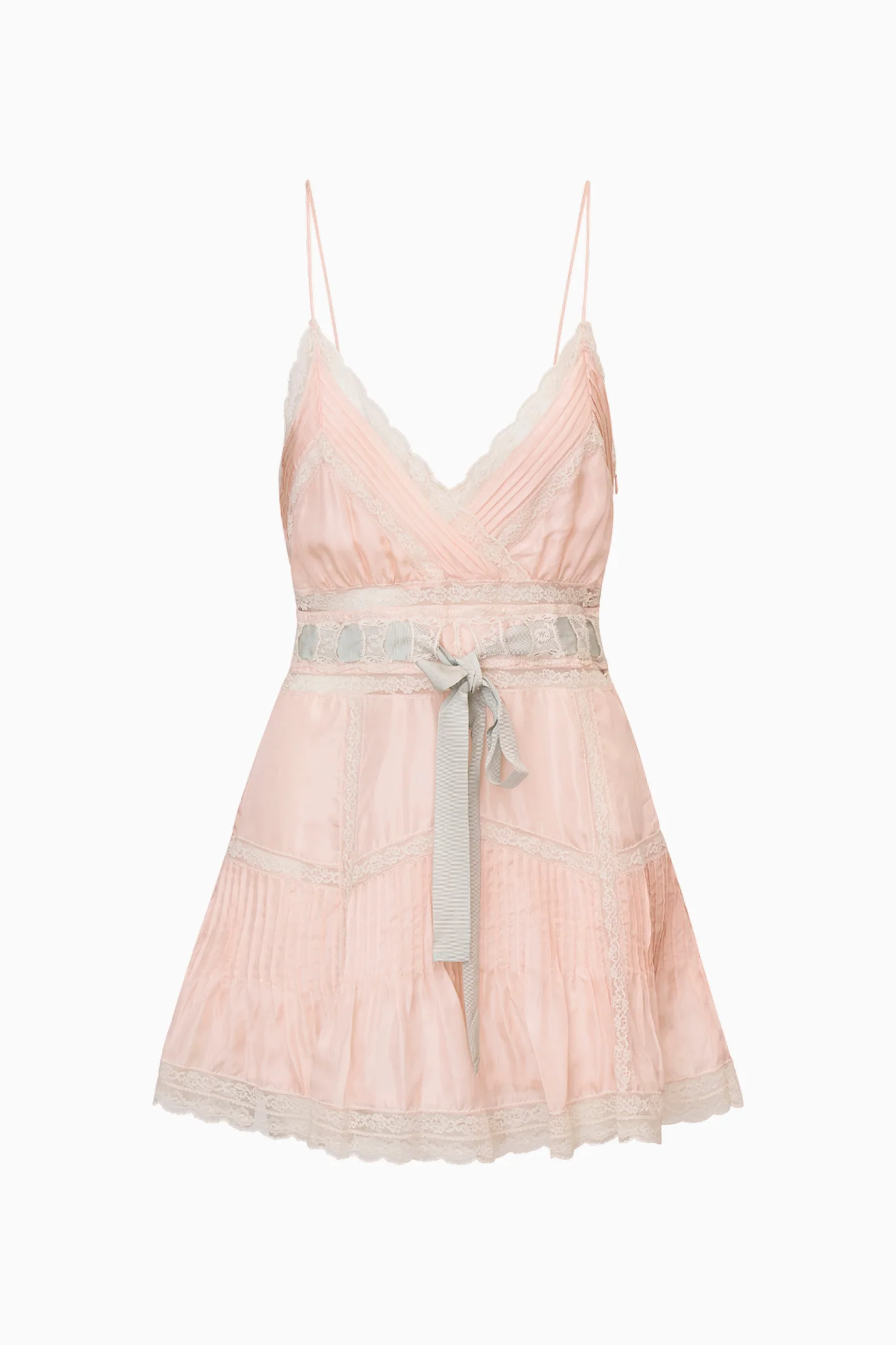 Sibelle Silk Ribbon Mini Dress - Image 10