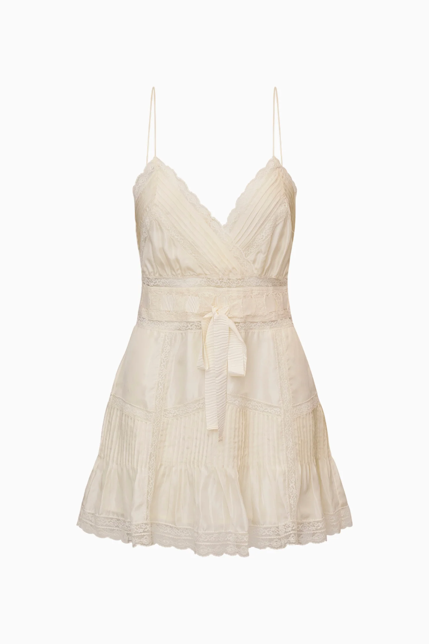 Sibelle Silk Ribbon Mini Dress - Image 15