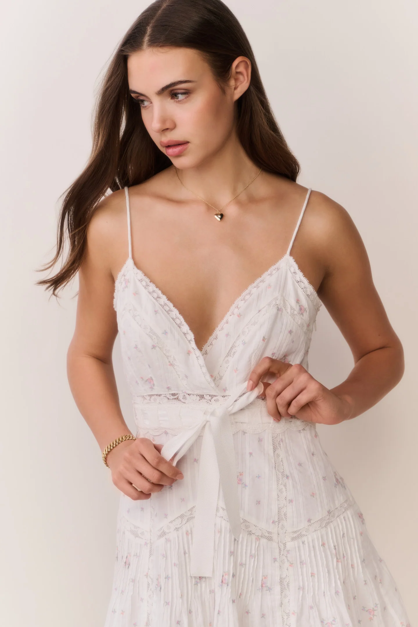 Sibelle Floral Embroidered Cotton Mini Dress - Image 4