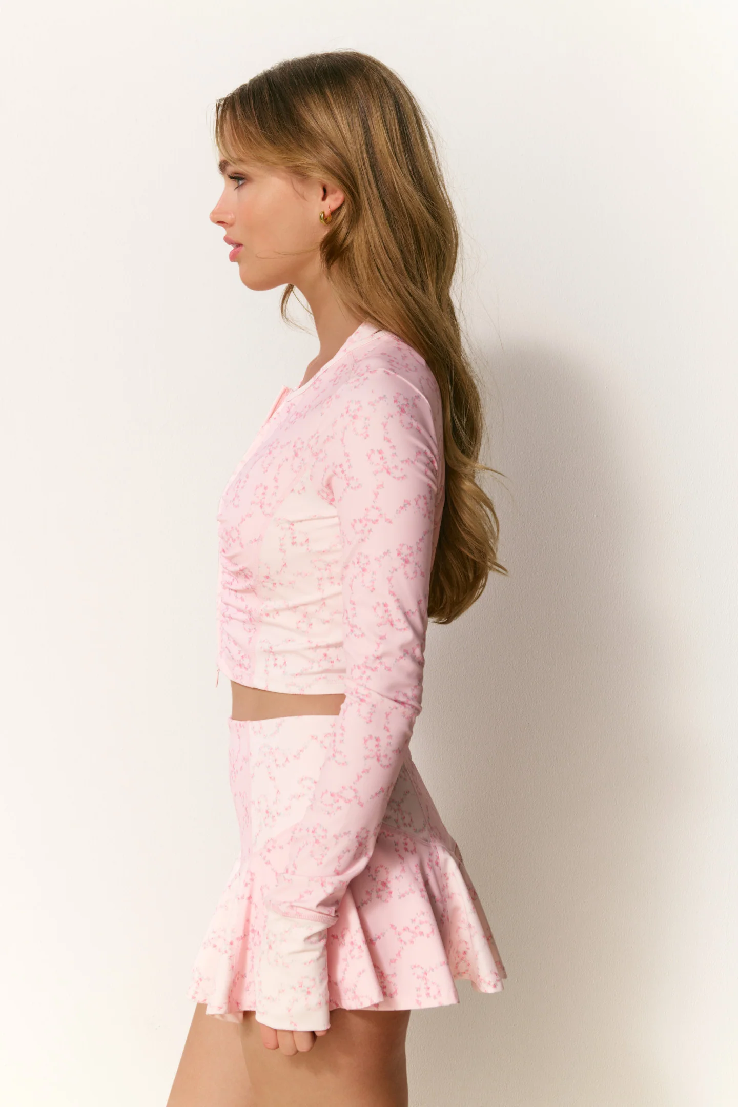 Sindri Floral Bow Print Active Jacket - Image 4