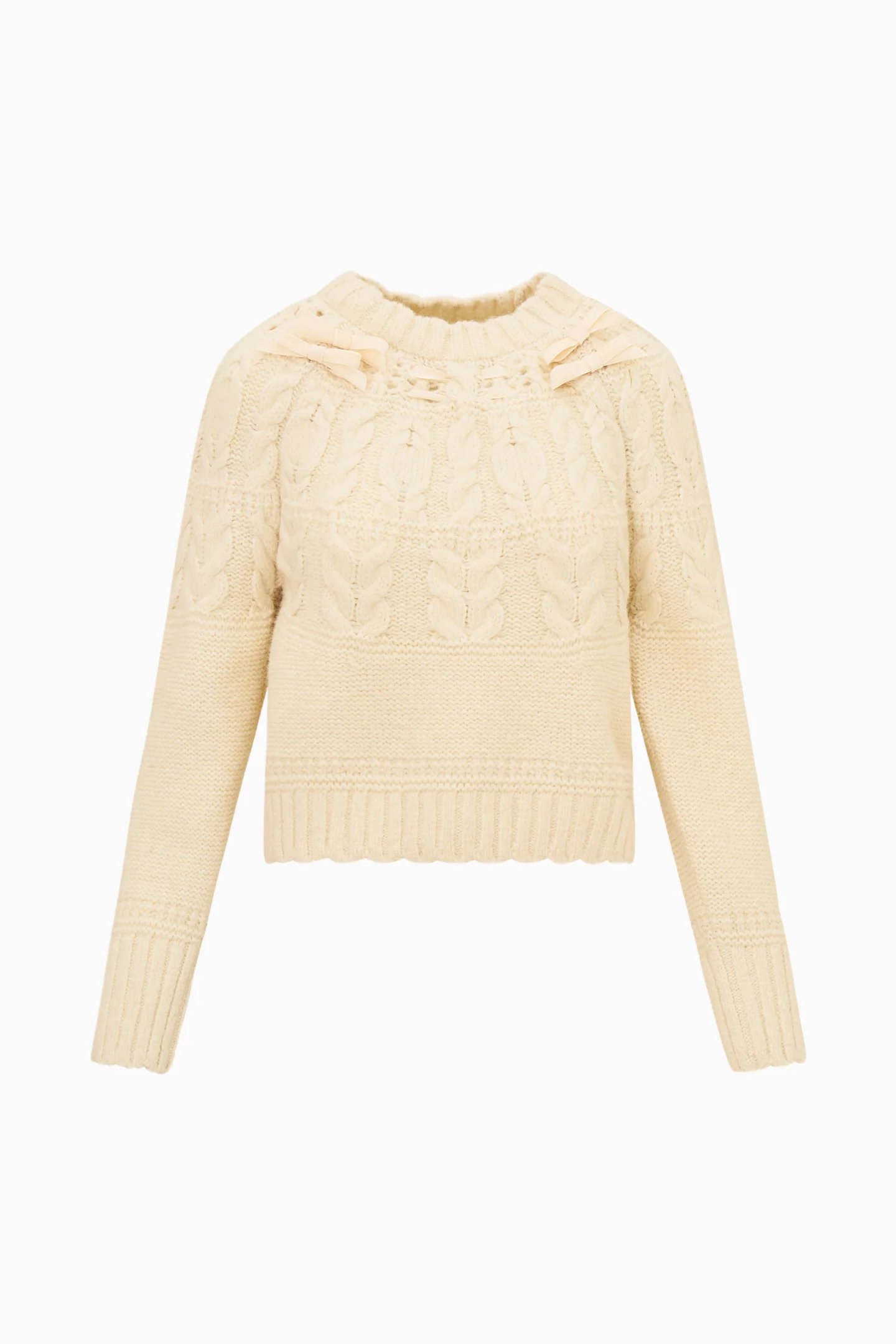 Sloanna Knit Cotton Ribbon Pullover - Image 5