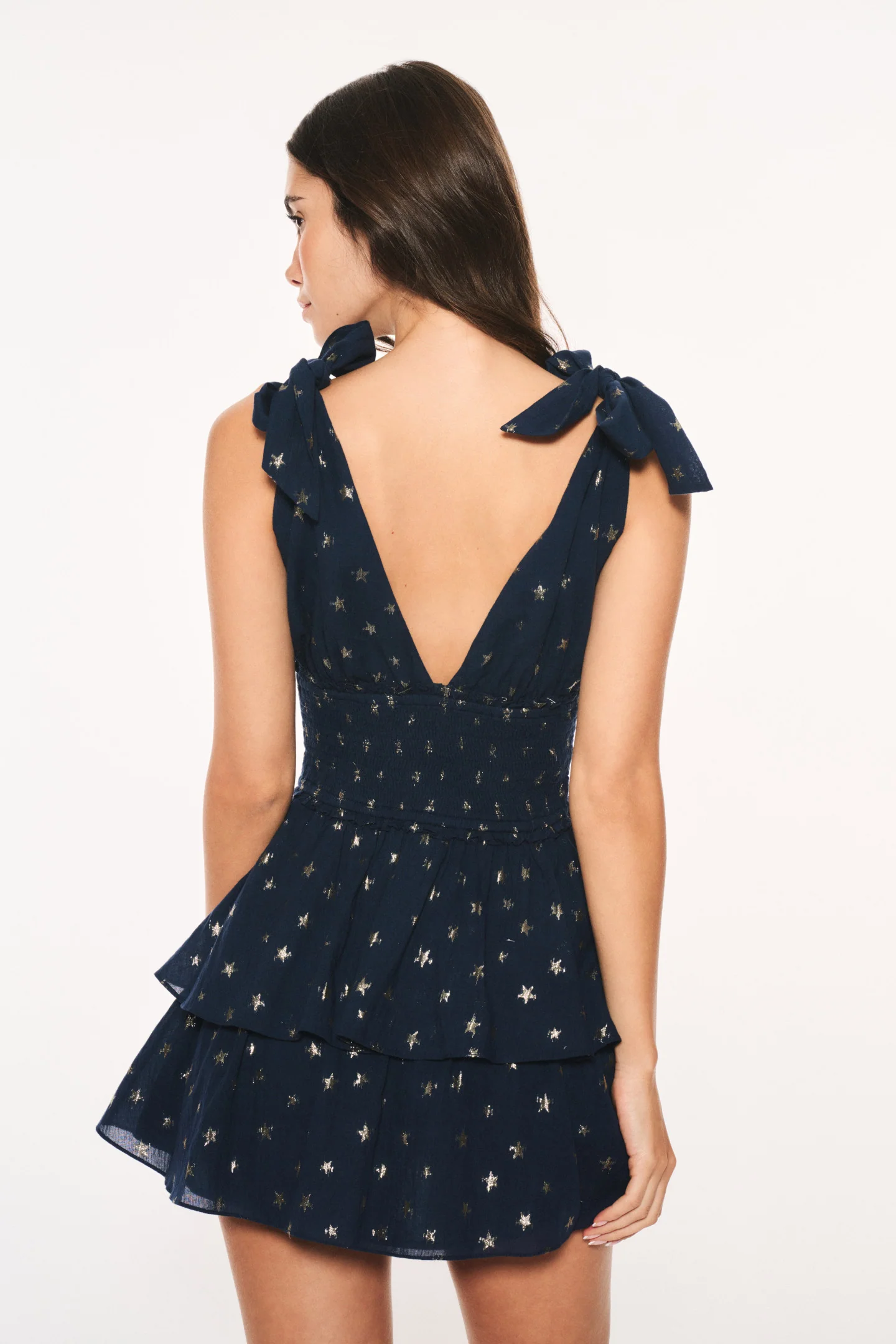 Soira Celestial Cotton Mini Dress - Image 5