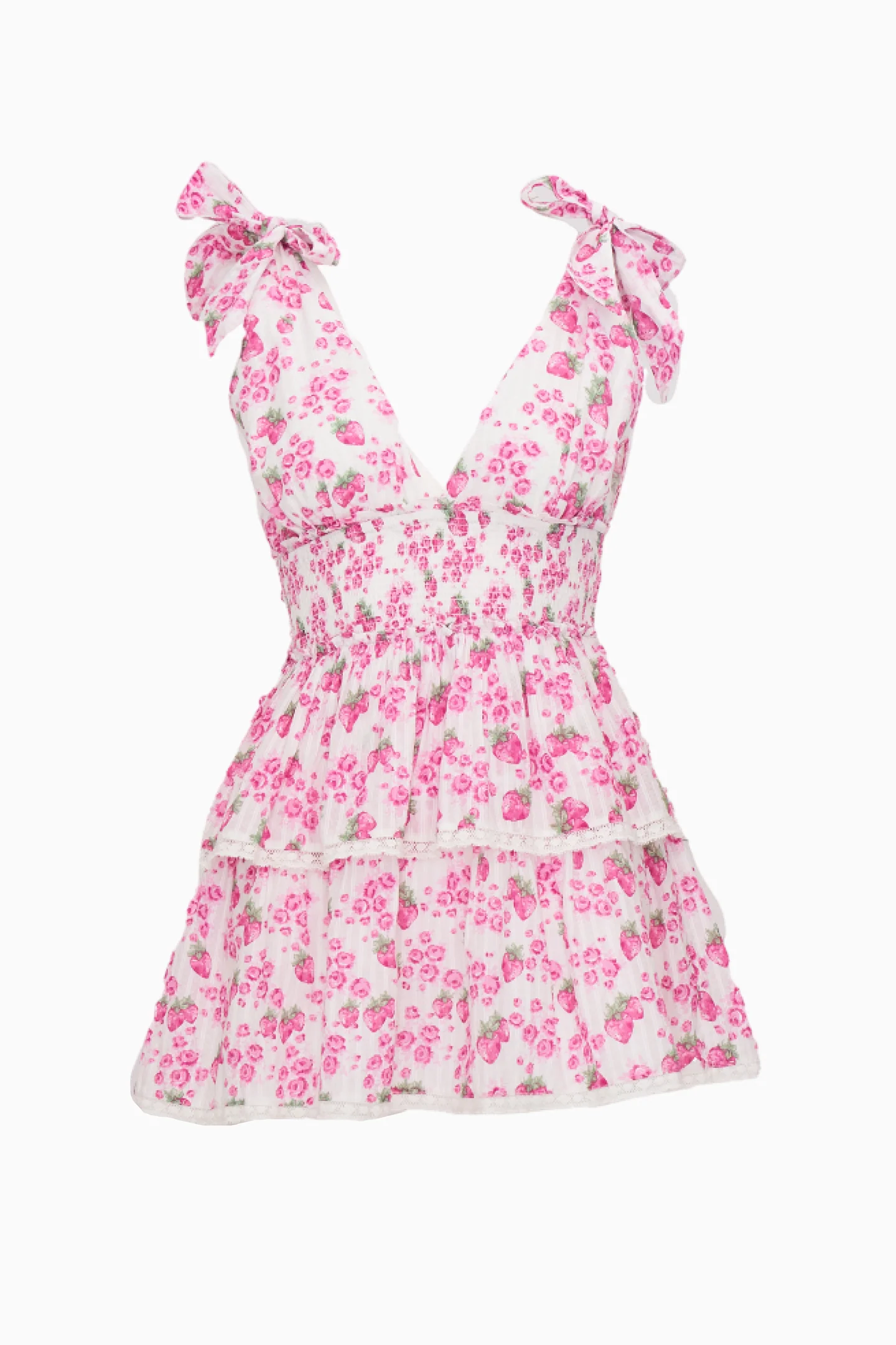 Soira Summer Heirloom Print Mini Dress - Image 5