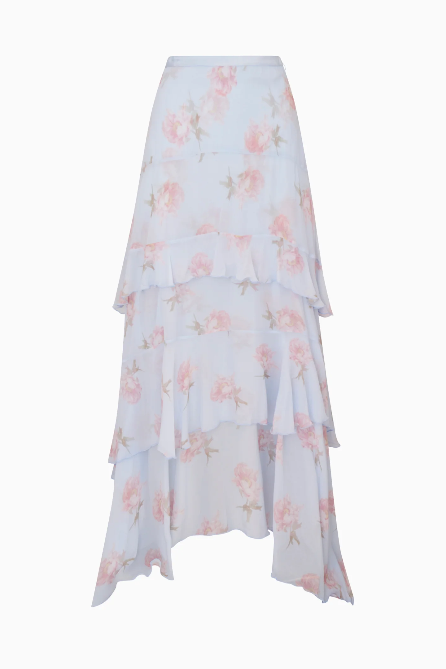 Soleia Floral Chiffon Maxi Skirt - Image 6