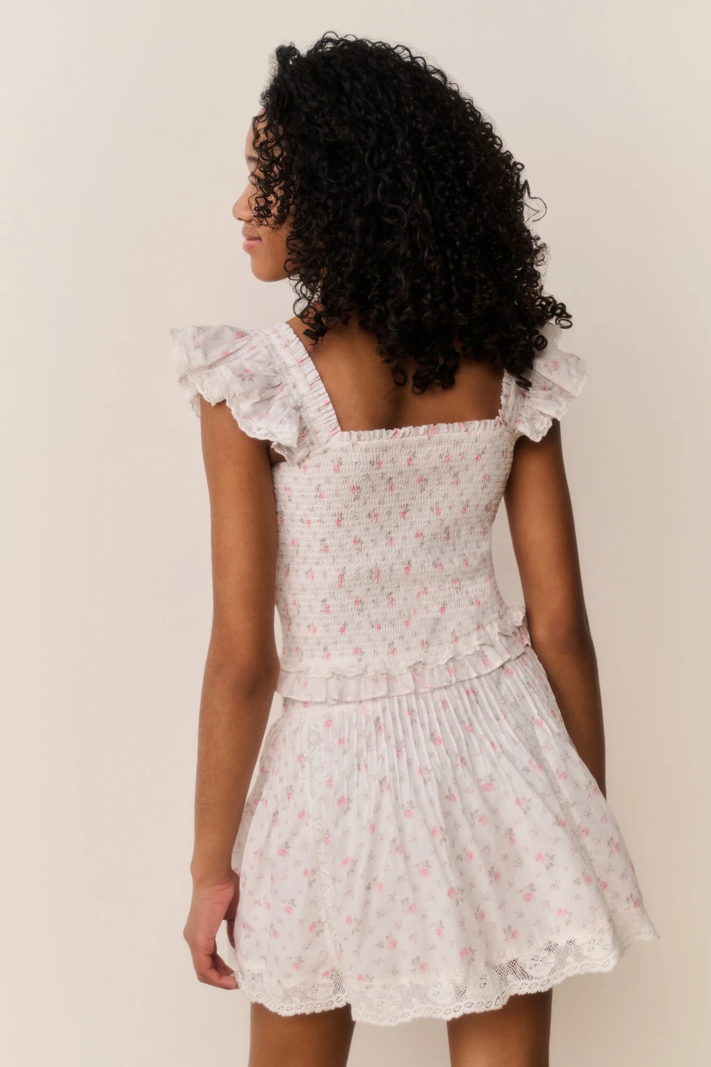 Tween Solena Floral Cotton Skirt - Image 8