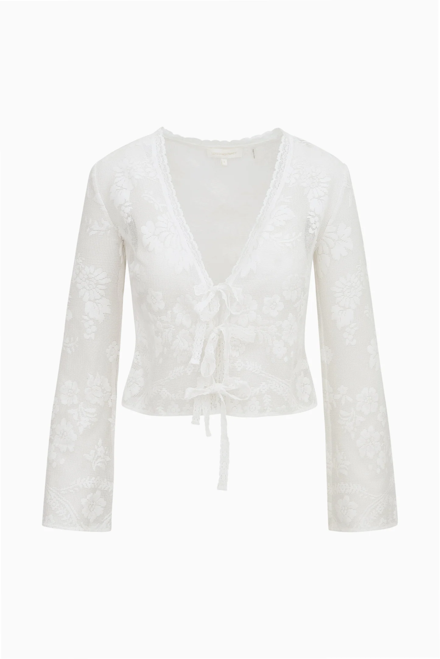 Stacellea Sheer Lace Top - Image 6
