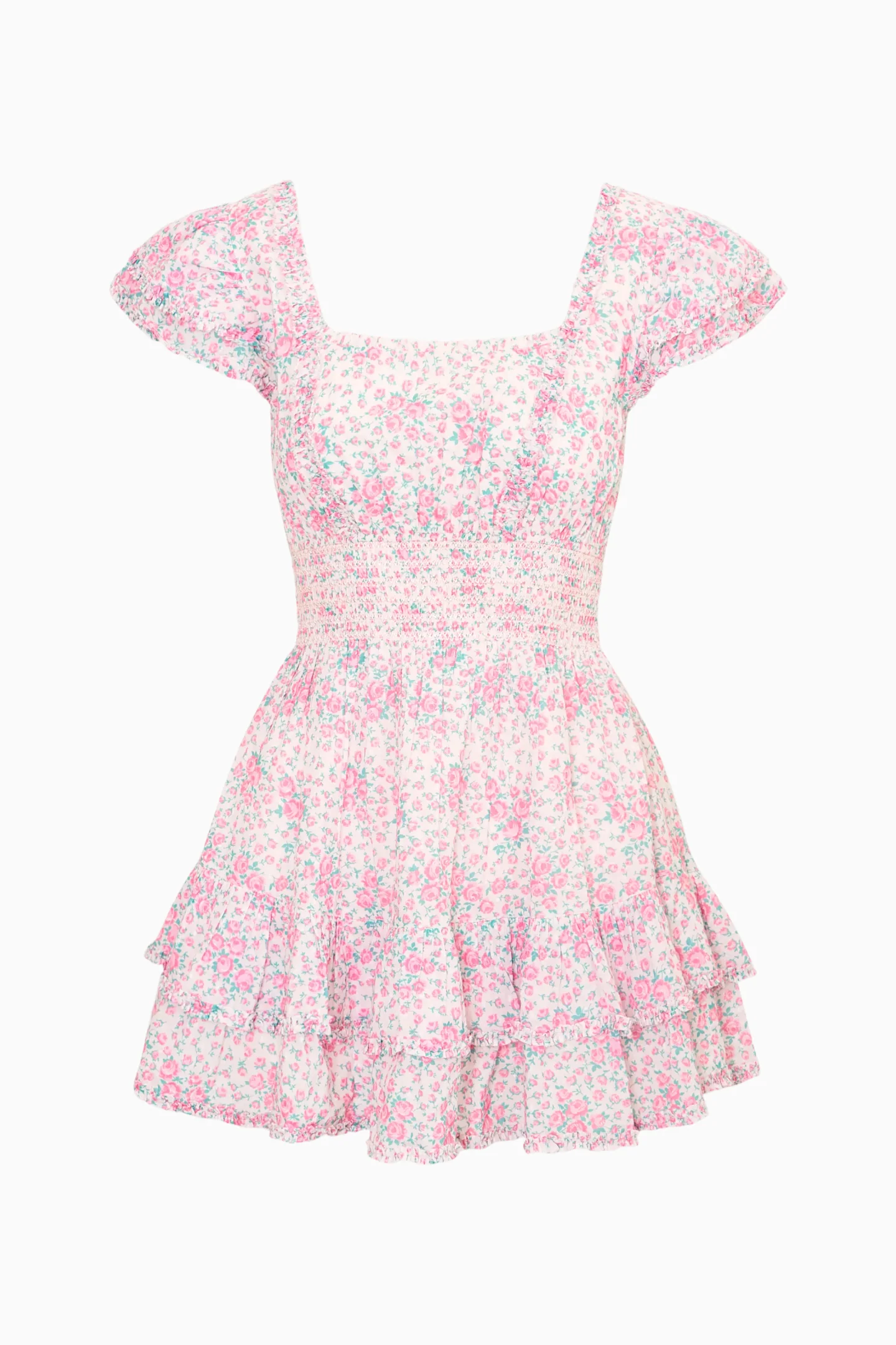 Re-Edition Stanton Floral Cotton Mini Dress - Image 3