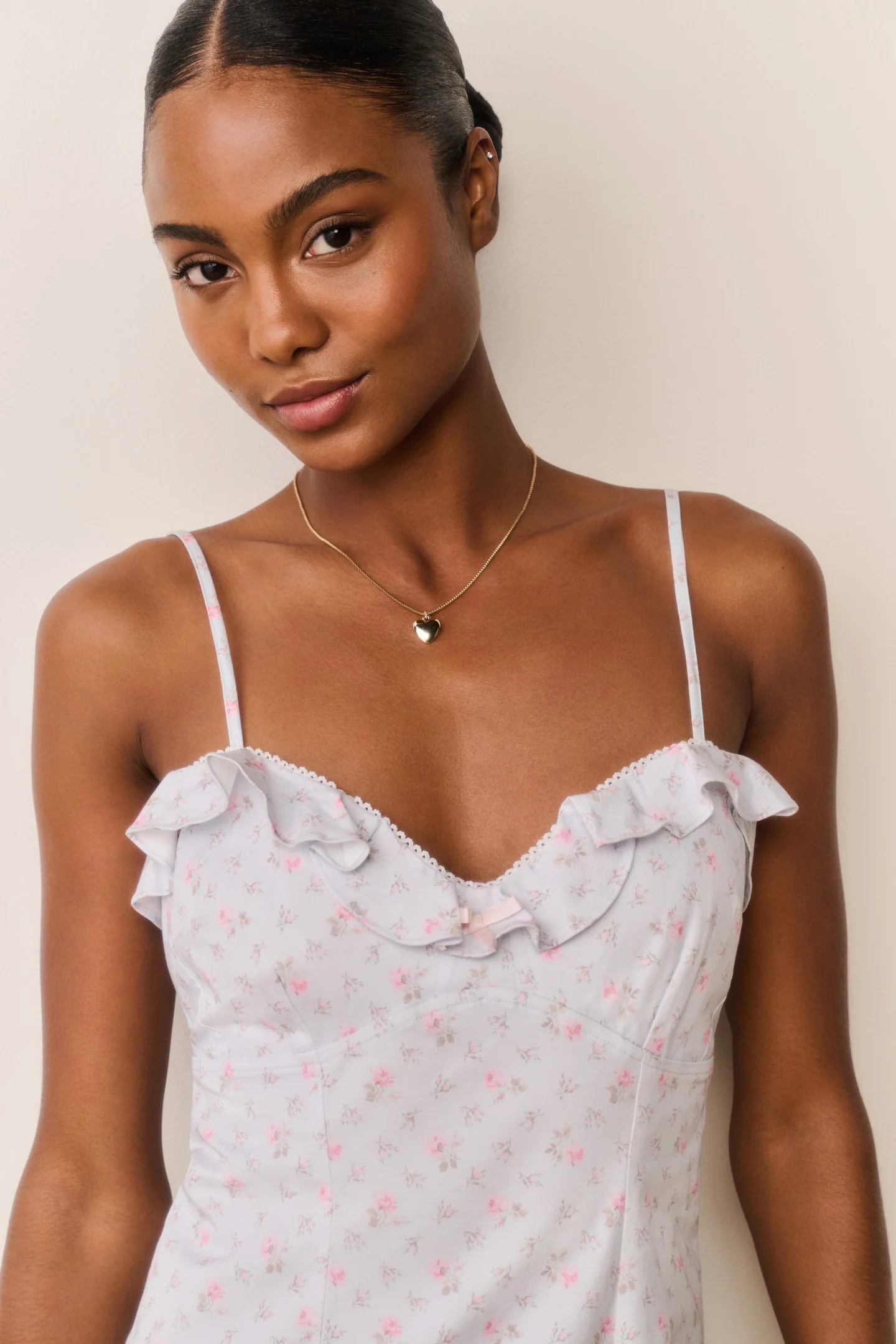 Stephania Floral Cotton Mini Dress - Image 3