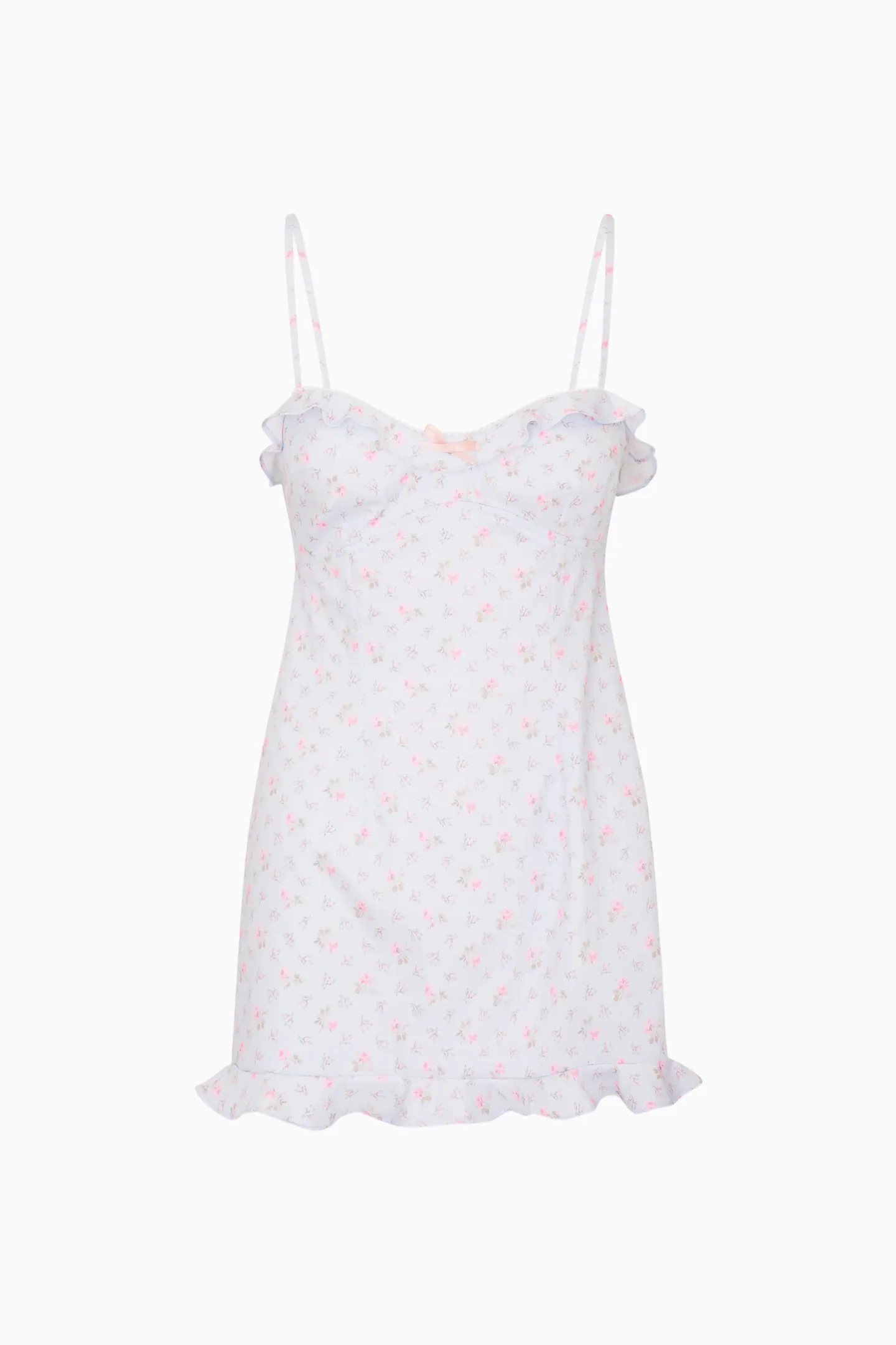 Stephania Floral Cotton Mini Dress - Image 6