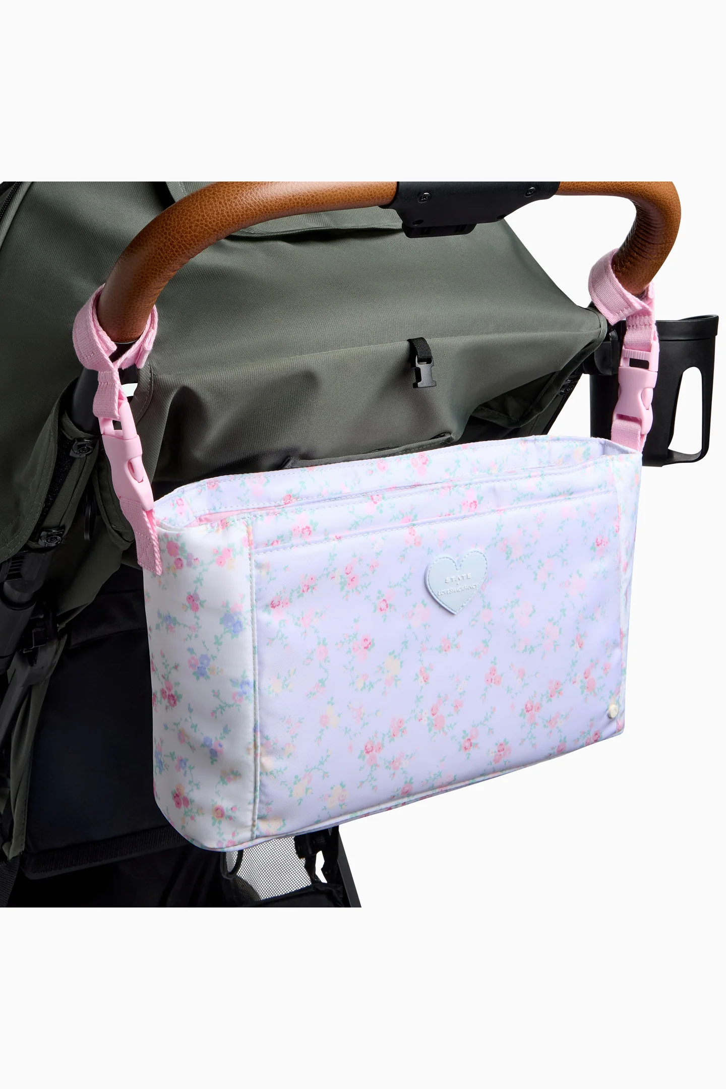 STATE x LoveShackFancy Floral Stroller Organizer - Image 4