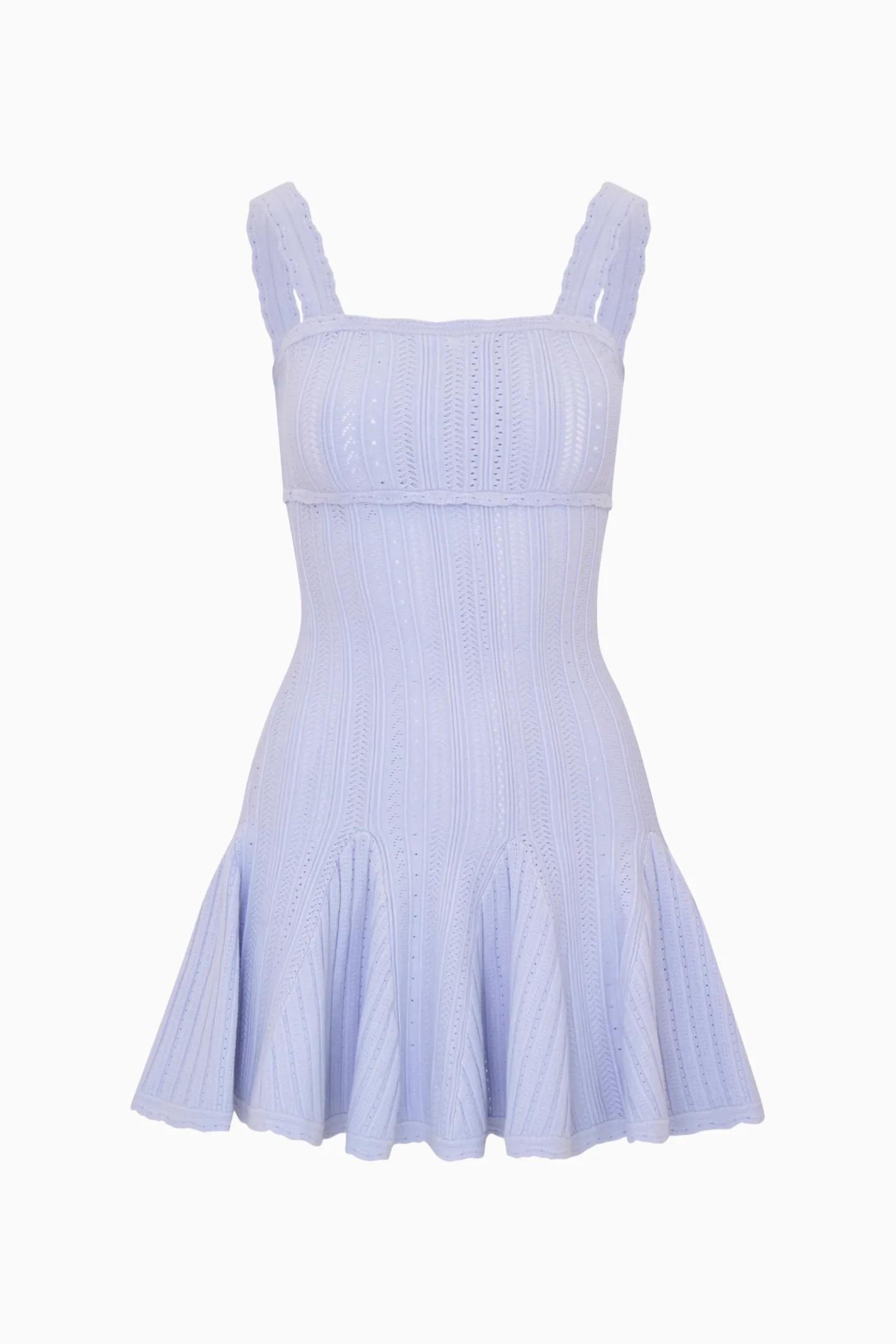 Tabatha Stretch Pointelle Mini Dress - Image 6
