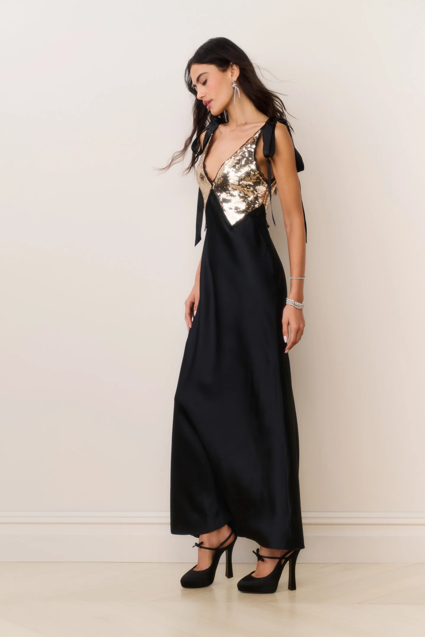 Talissa Sequin Maxi Dress - Image 3