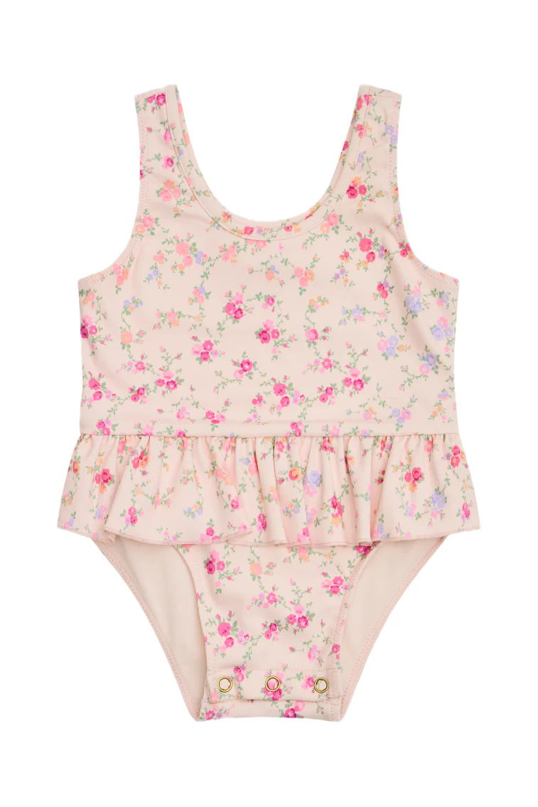 Baby Tamia Floral Ruffle Swimsuit - Image 3