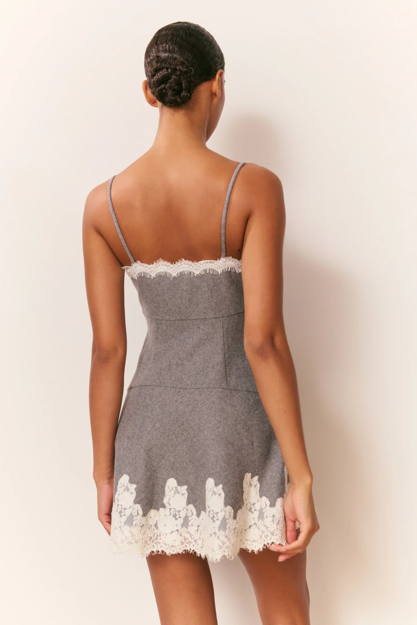Teddi Lace-Trimmed Mini Dress - Image 3