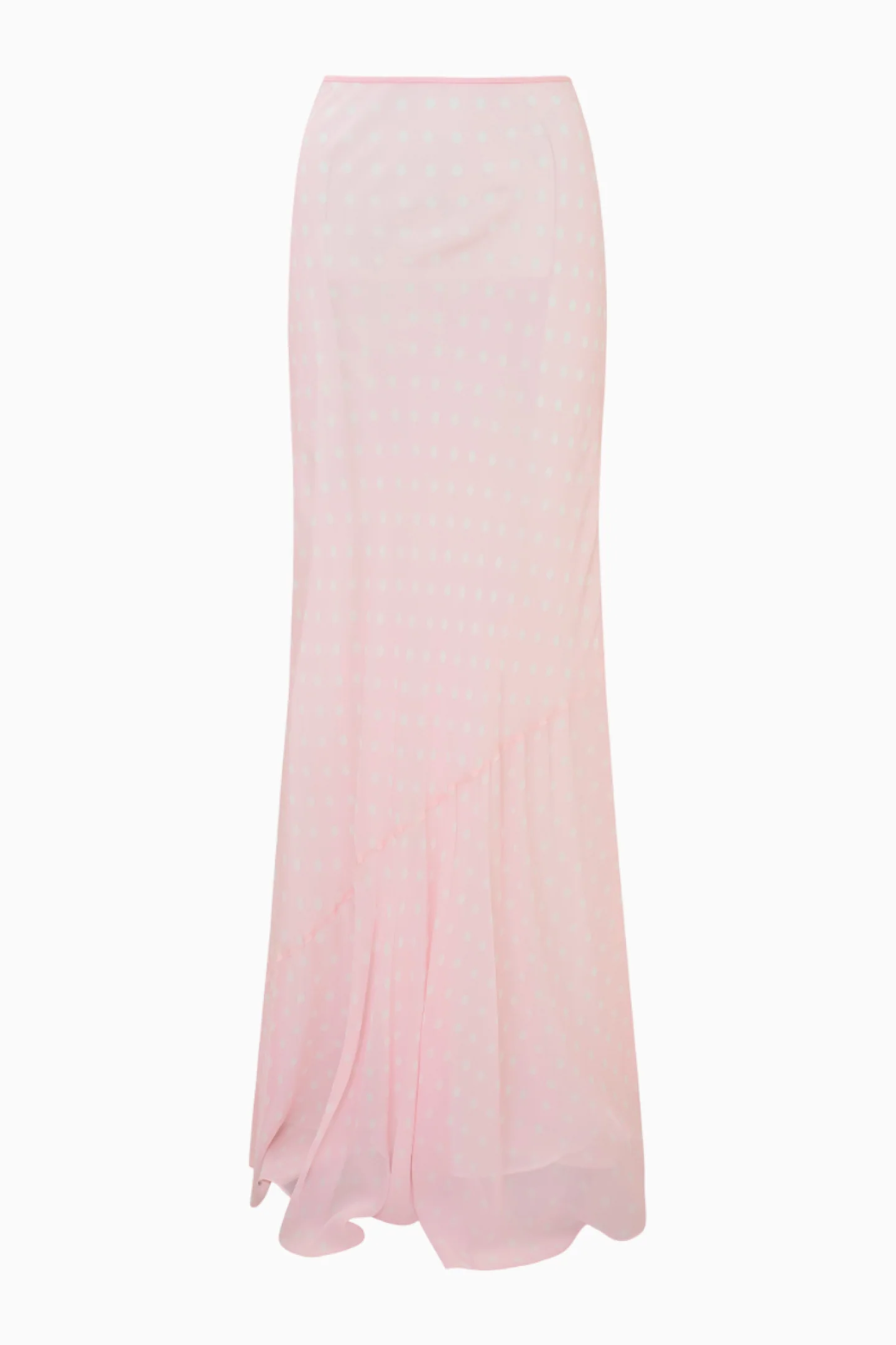 Tesleigh Chiffon Polkadot Maxi Skirt - Image 7