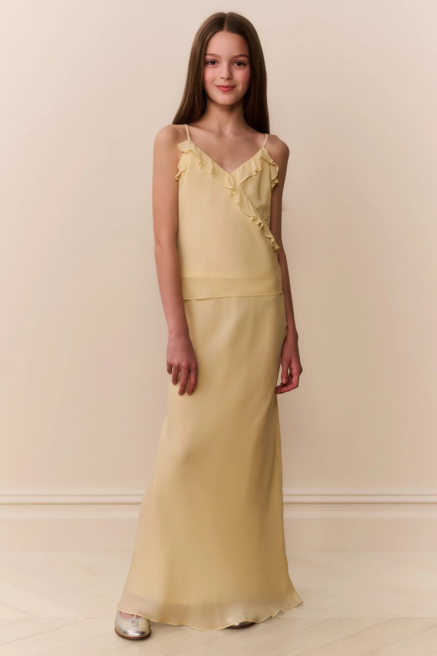 Tween Thyme Chiffon Maxi Skirt - Image 2