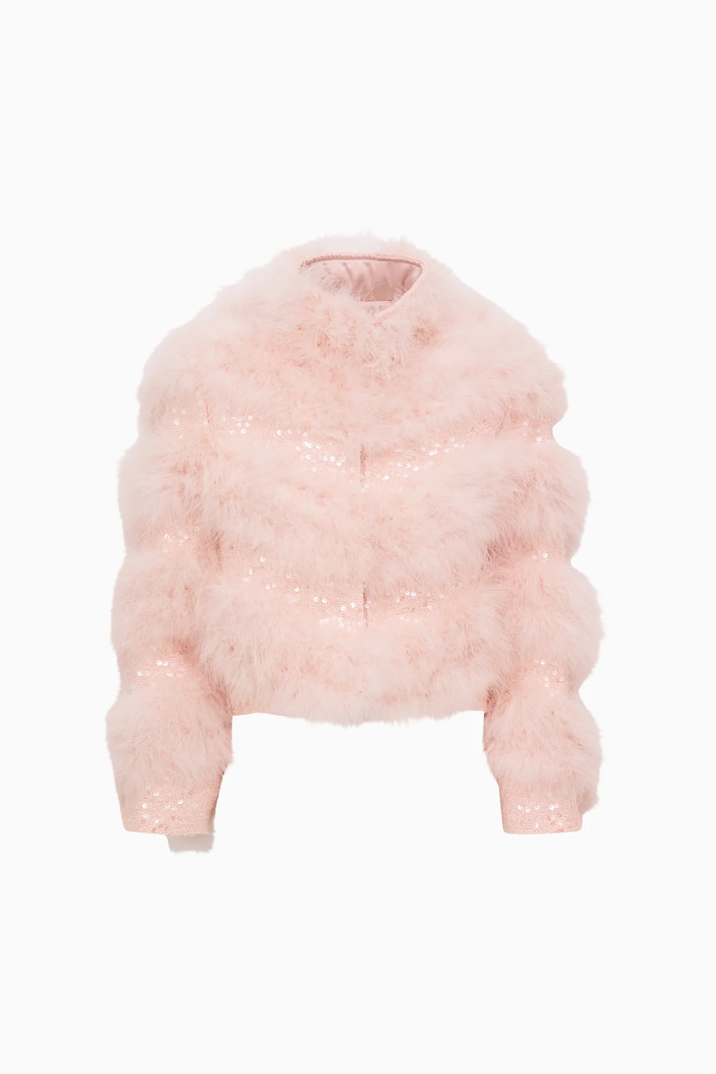 Tween Trislyn Feather Sequin Jacket - Image 5