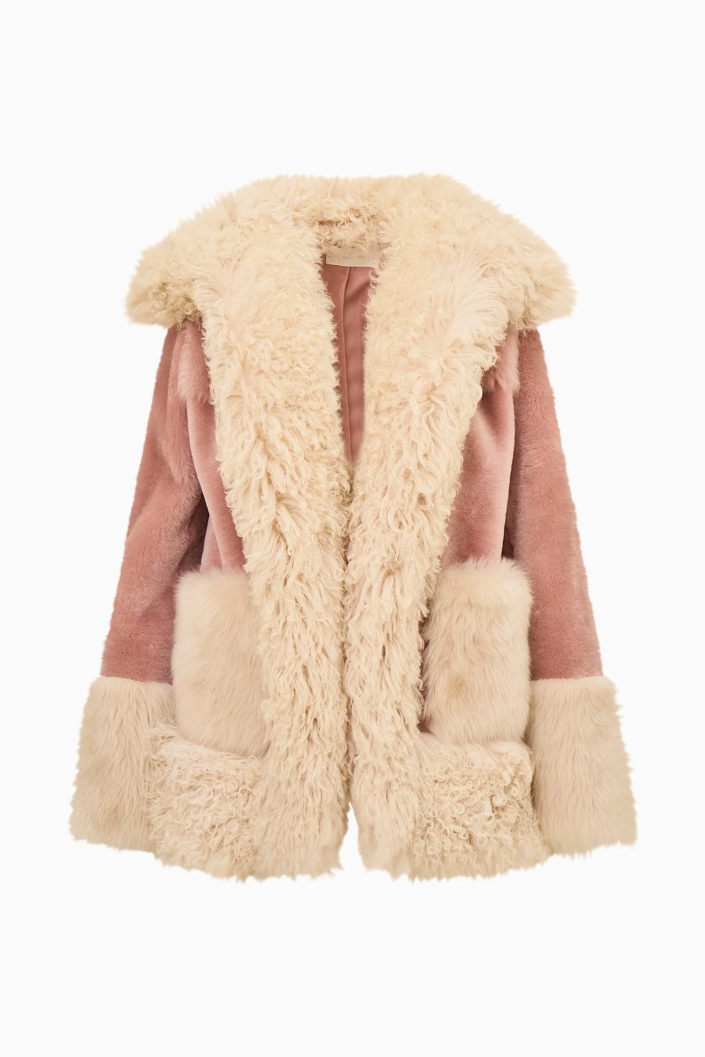 Tuskara Oversized Shearling Jacket - Image 6