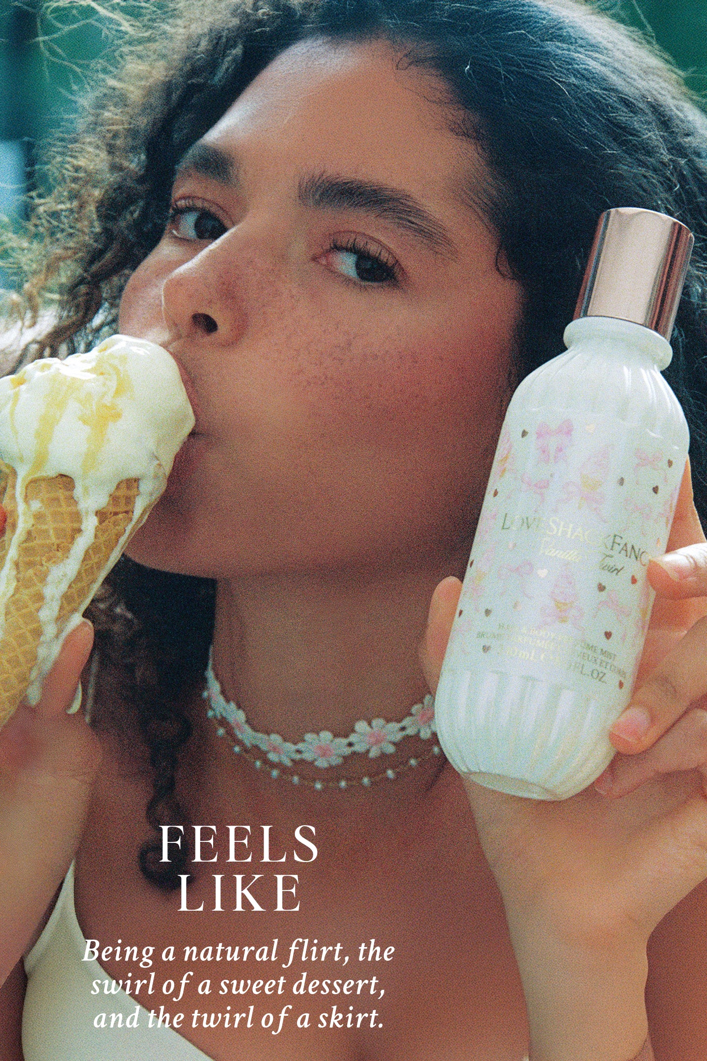Vanilla Twirl Hair & Body Perfume Mist with Vanilla Mousse and Salted Caramel - Image 4