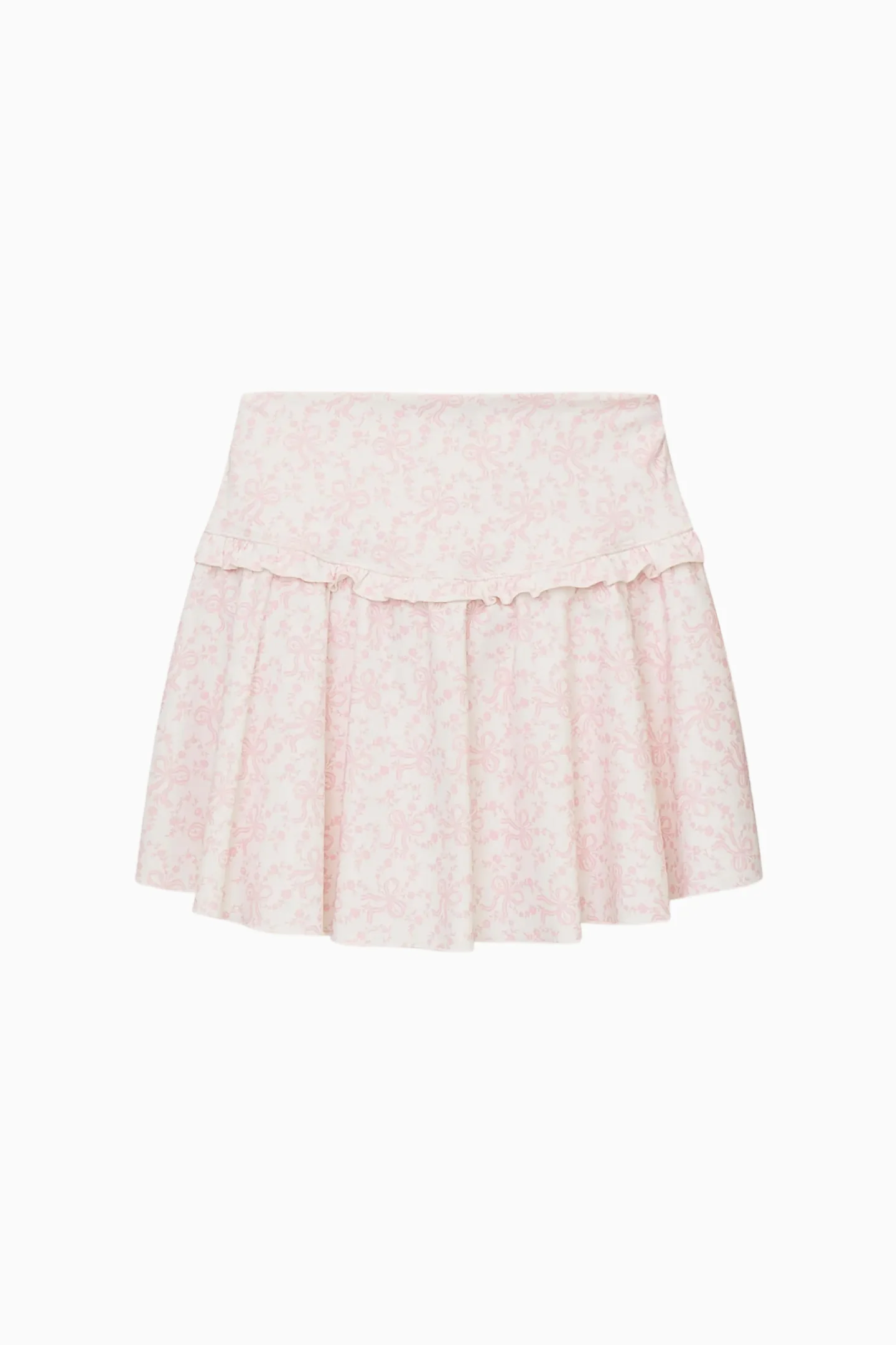 Vanina Bow Print Mini Active Skort - Image 4