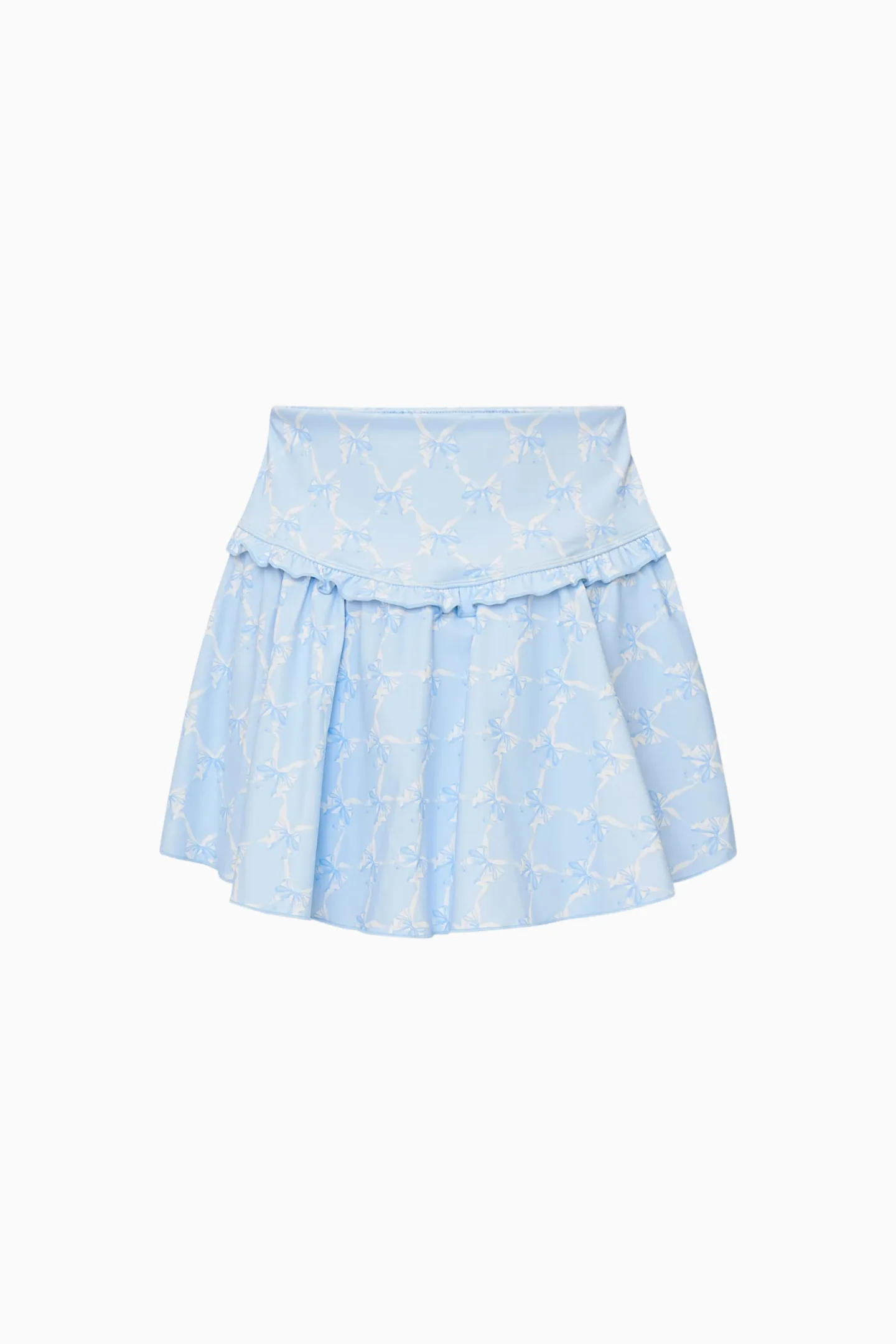 Vanina Bow Print Mini Active Skort - Image 11