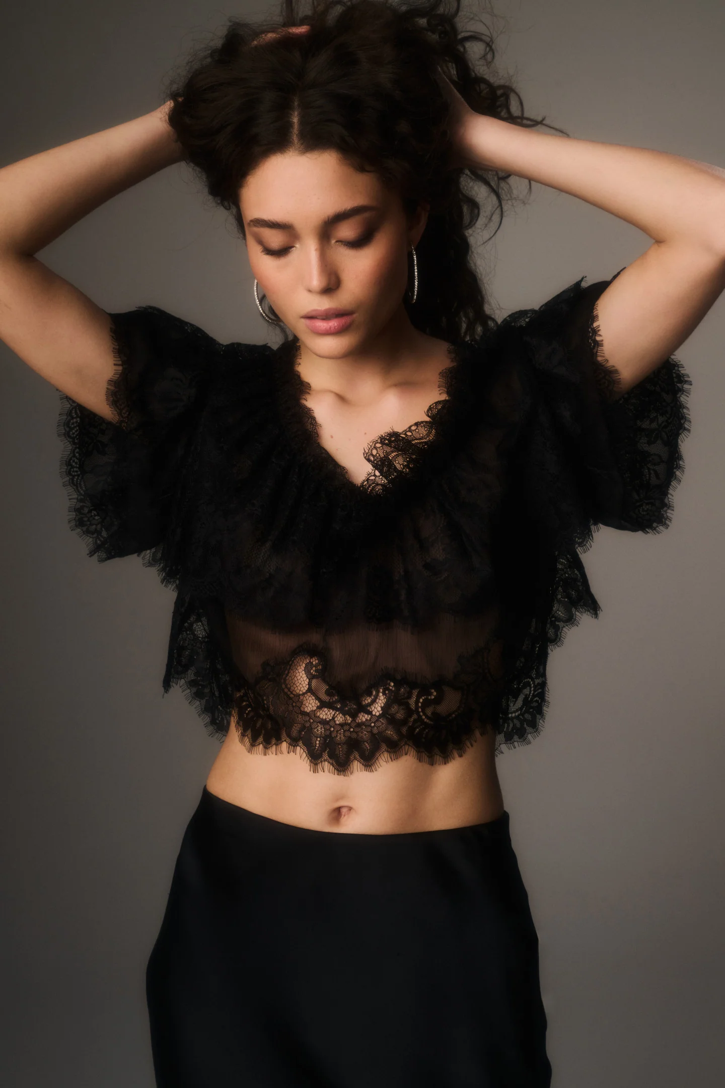 Vienne Lace Chiffon Top - Image 5