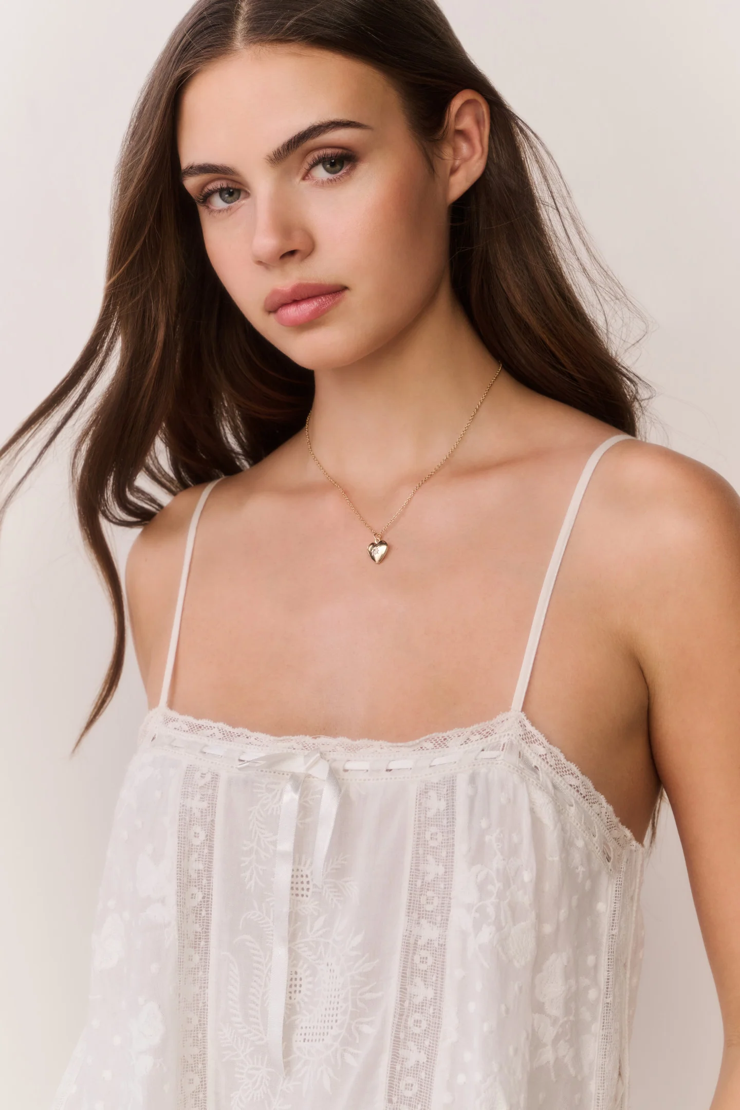 Vionett Cotton Victorian Mini Dress - Image 3