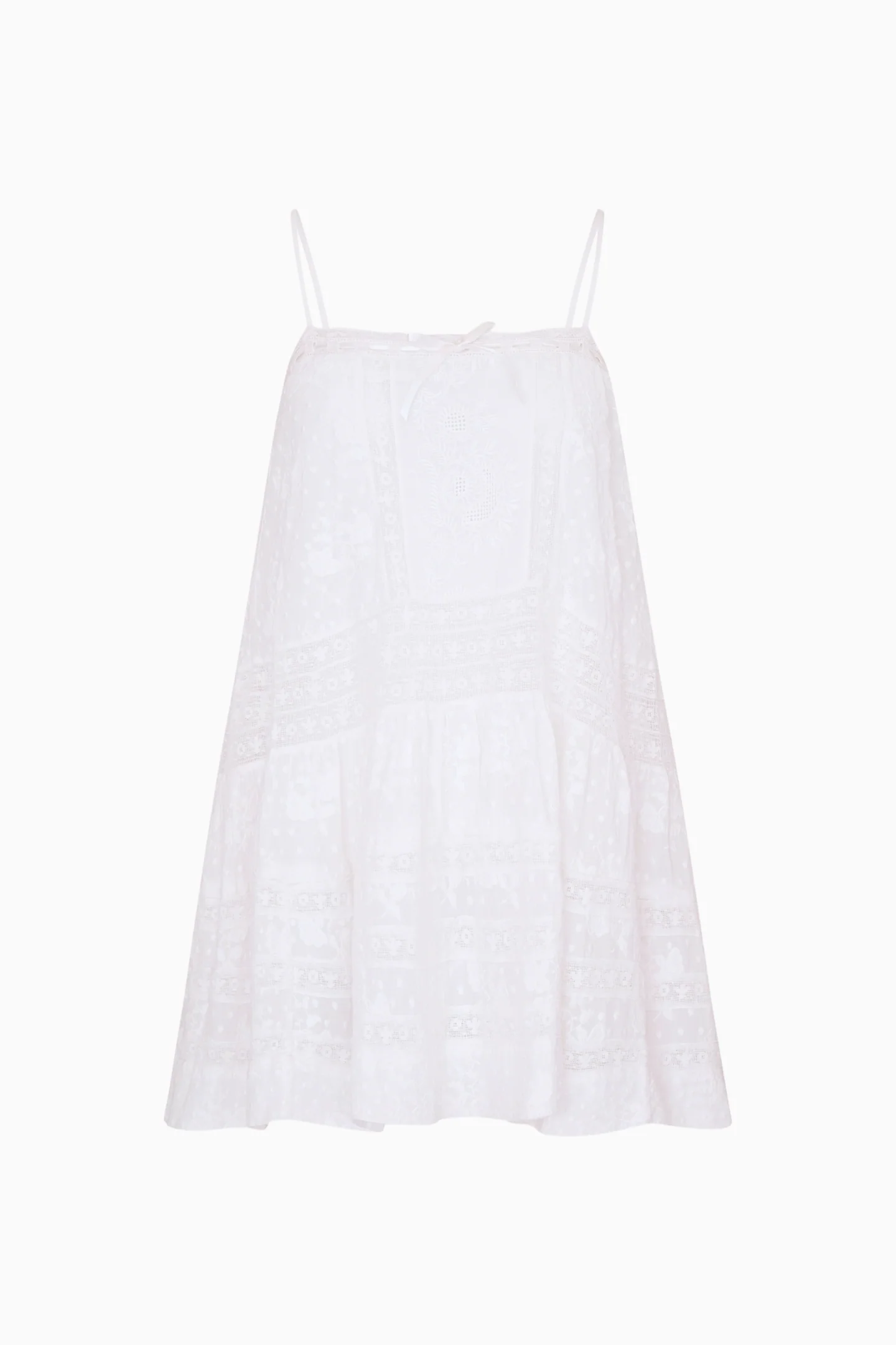 Vionett Cotton Victorian Mini Dress - Image 7
