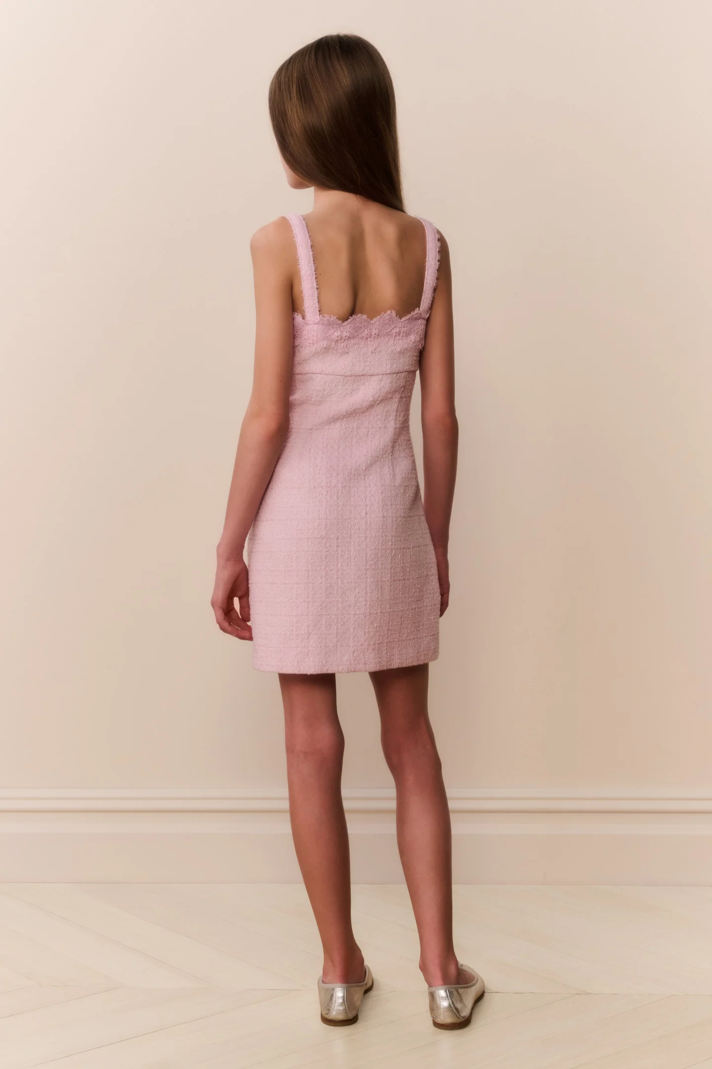 Tween Lace Tweed Willamina Dress - Image 3
