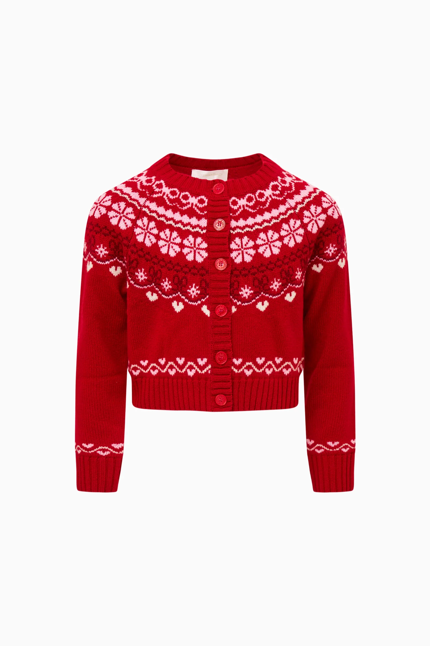 Little Girls Wrenna Fair Isle Cardigan - Image 7