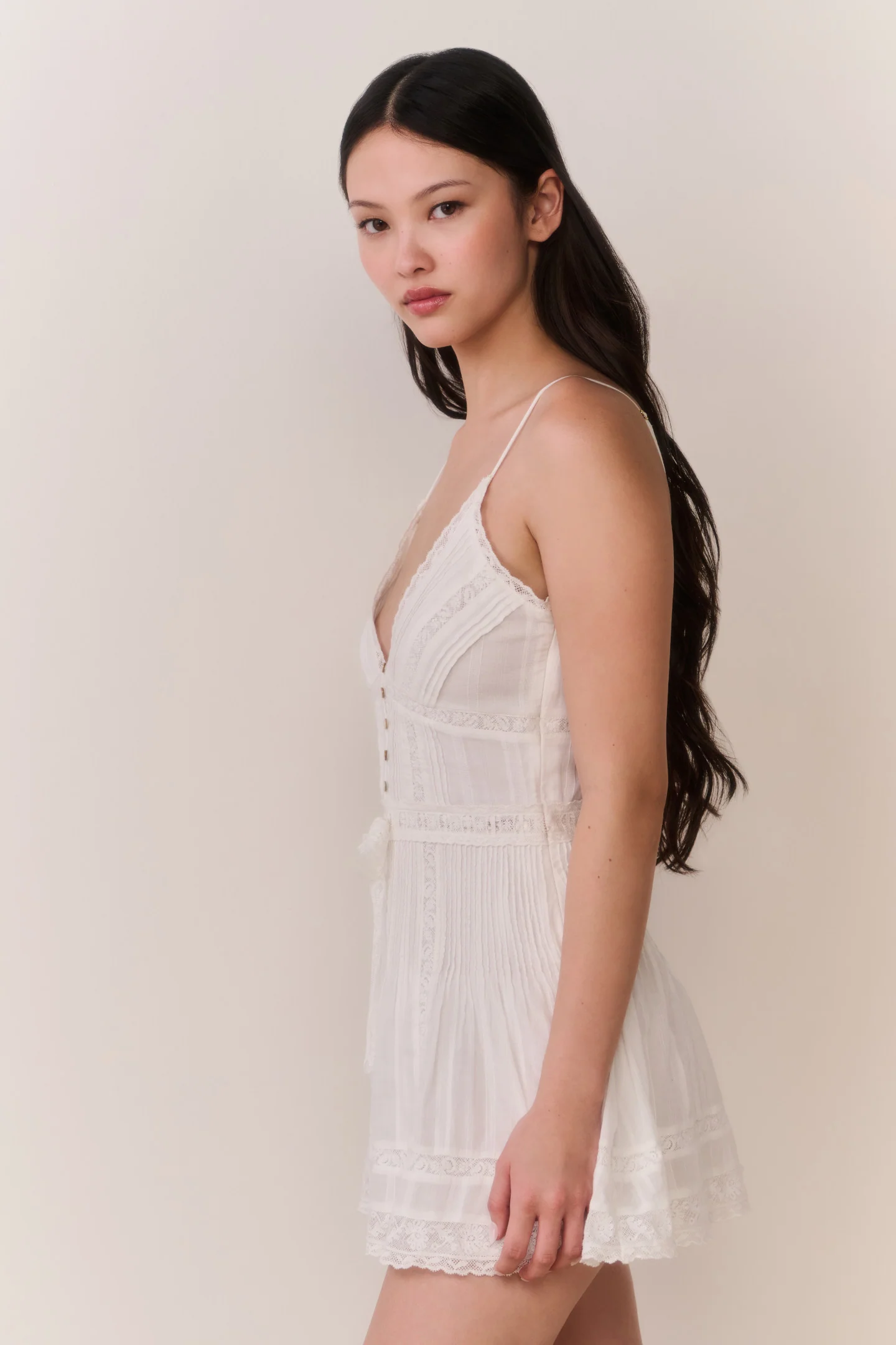 Zirelle Cotton Victorian Mini Dress - Image 3
