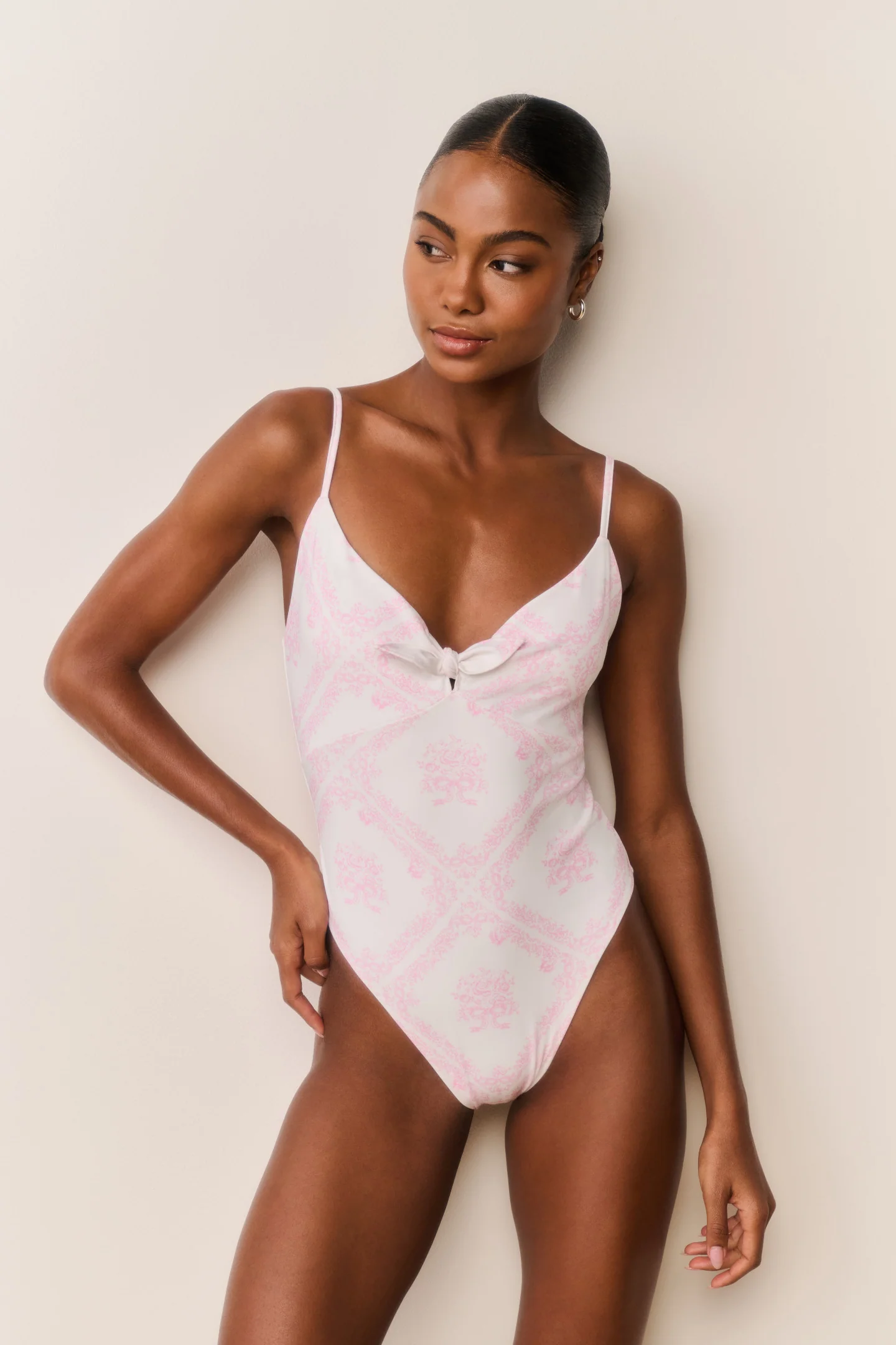 Zyra One-Piece Toile Print Swimsuit - Image 3